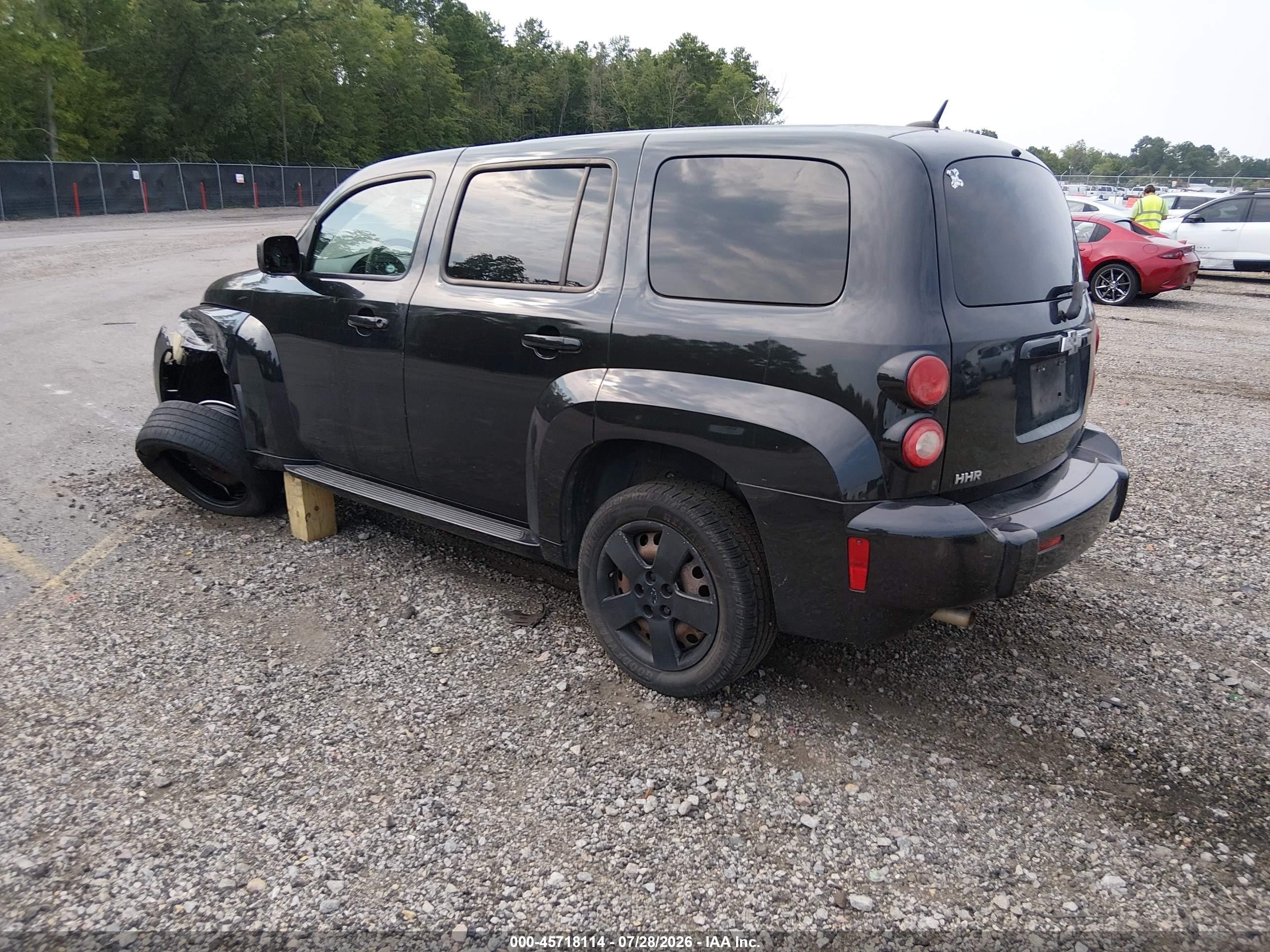 2011 Chevrolet Hhr Ls Black vin: 3GNBAAFW9BS567432