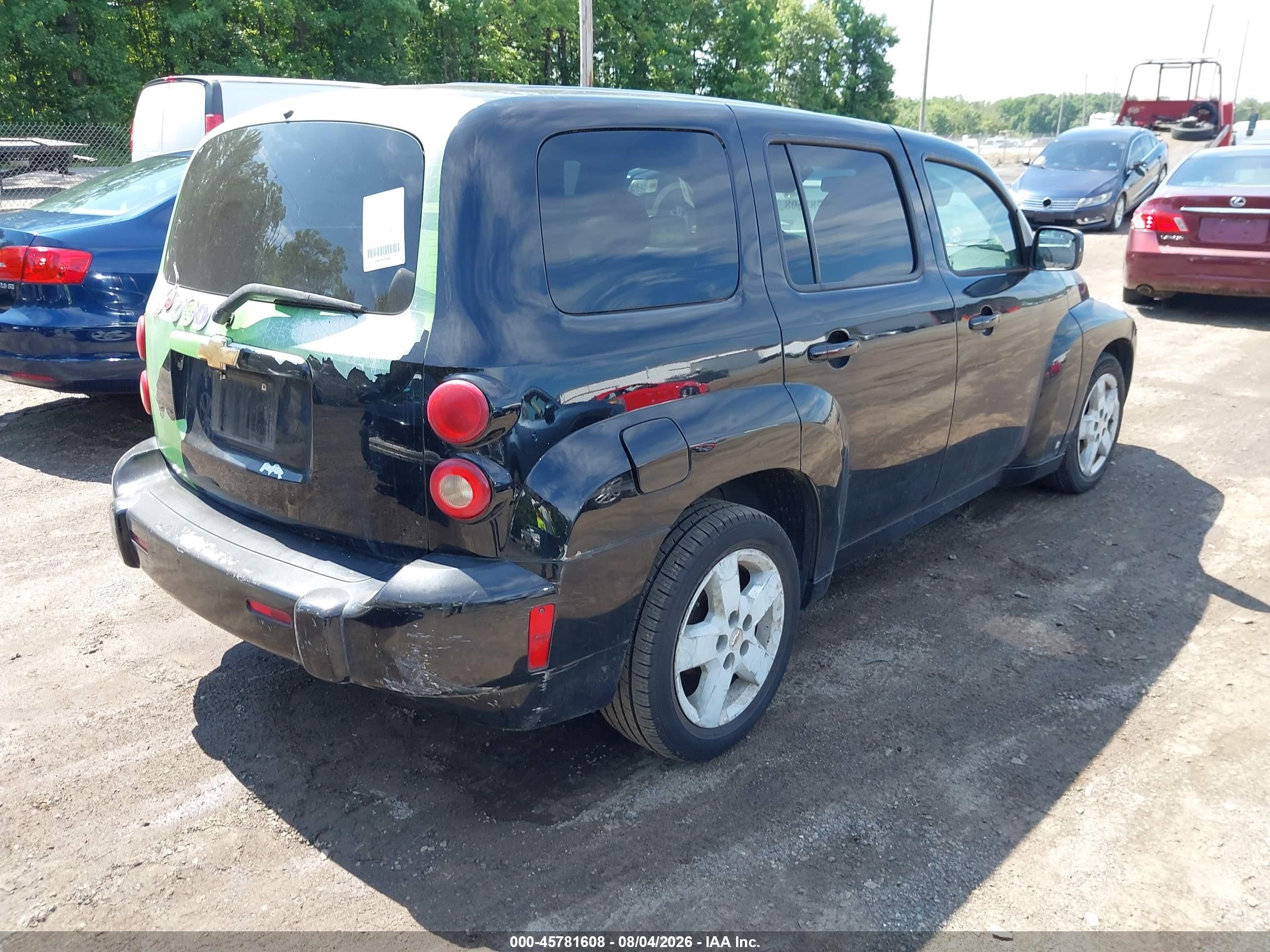 2010 Chevrolet Hhr Lt Black vin: 3GNBABDB0AS511402