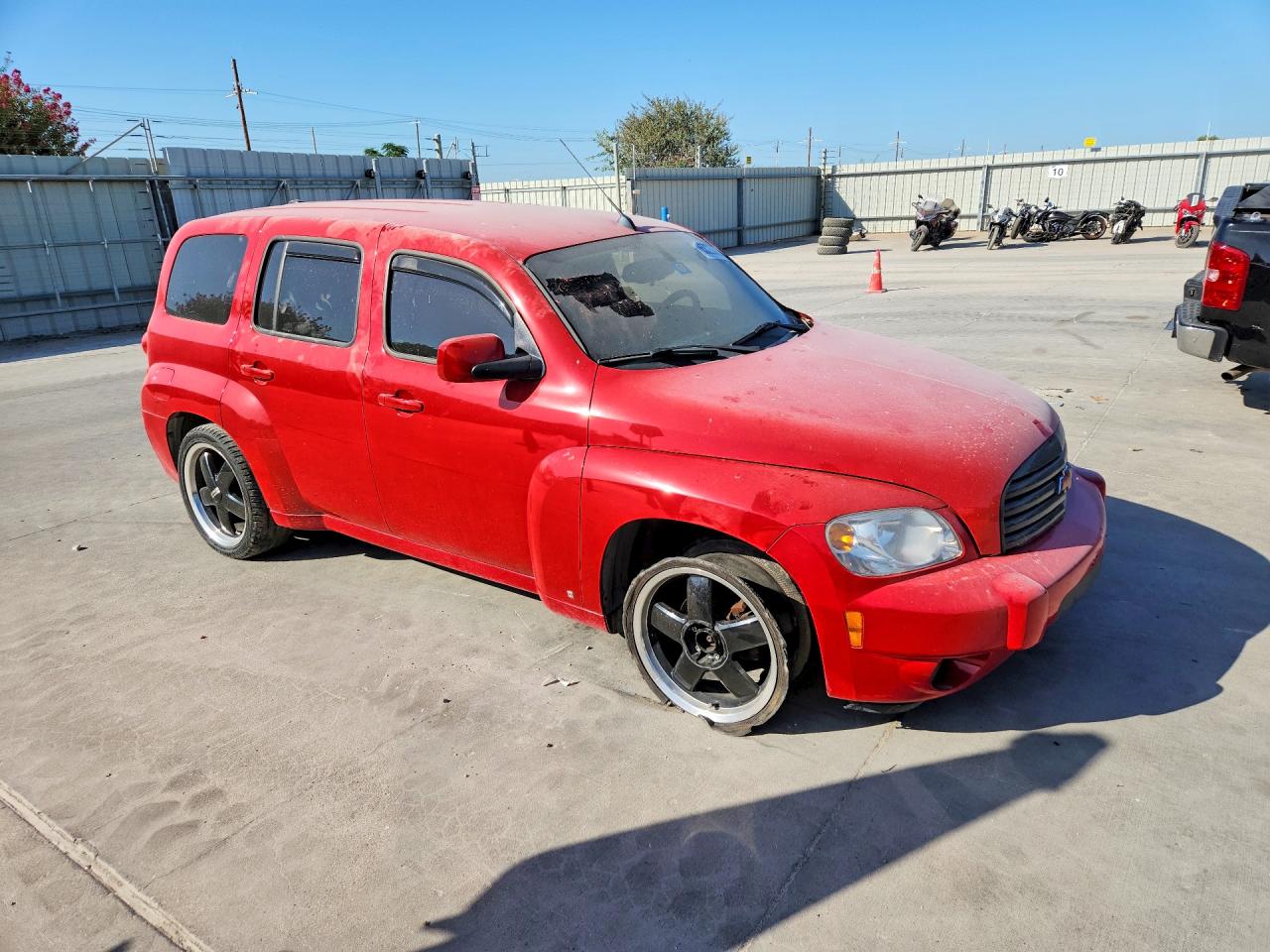 2010 Chevrolet Hhr Lt Red vin: 3GNBABDB0AS533271