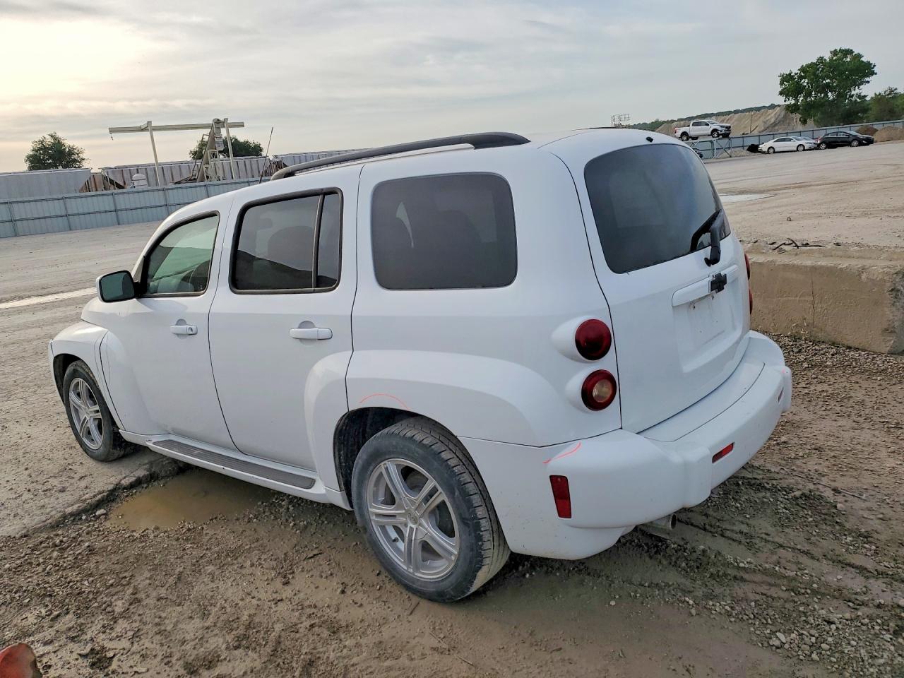 2010 Chevrolet Hhr Lt White vin: 3GNBABDB1AS555814