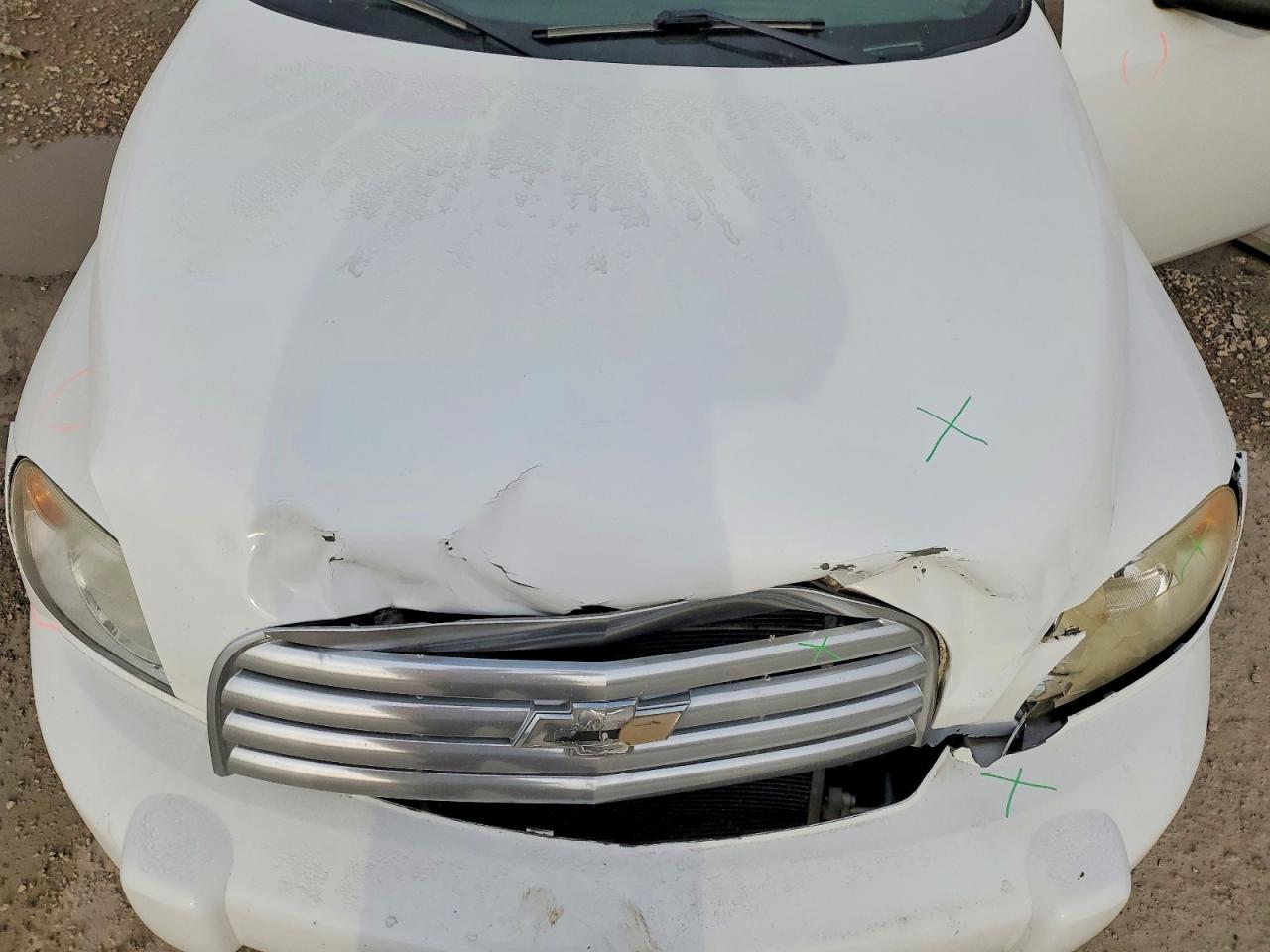 2010 Chevrolet Hhr Lt White vin: 3GNBABDB1AS555814