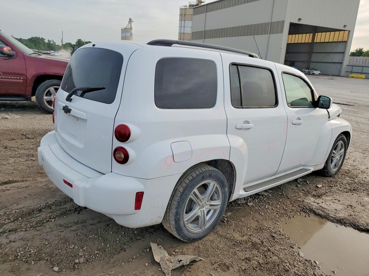 2010 Chevrolet Hhr Lt White vin: 3GNBABDB1AS555814