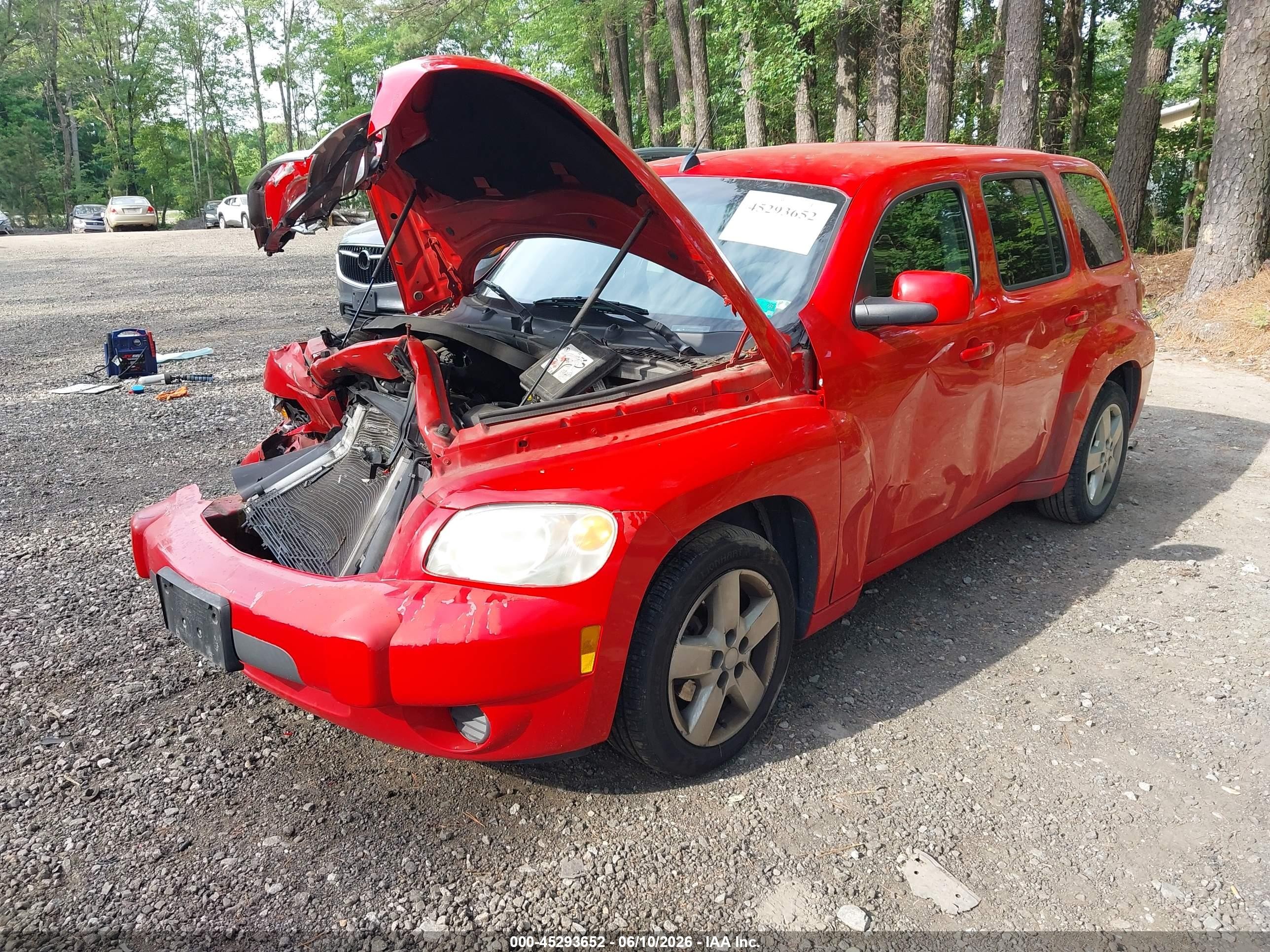 2010 Chevrolet Hhr Lt Red vin: 3GNBABDB1AS617941