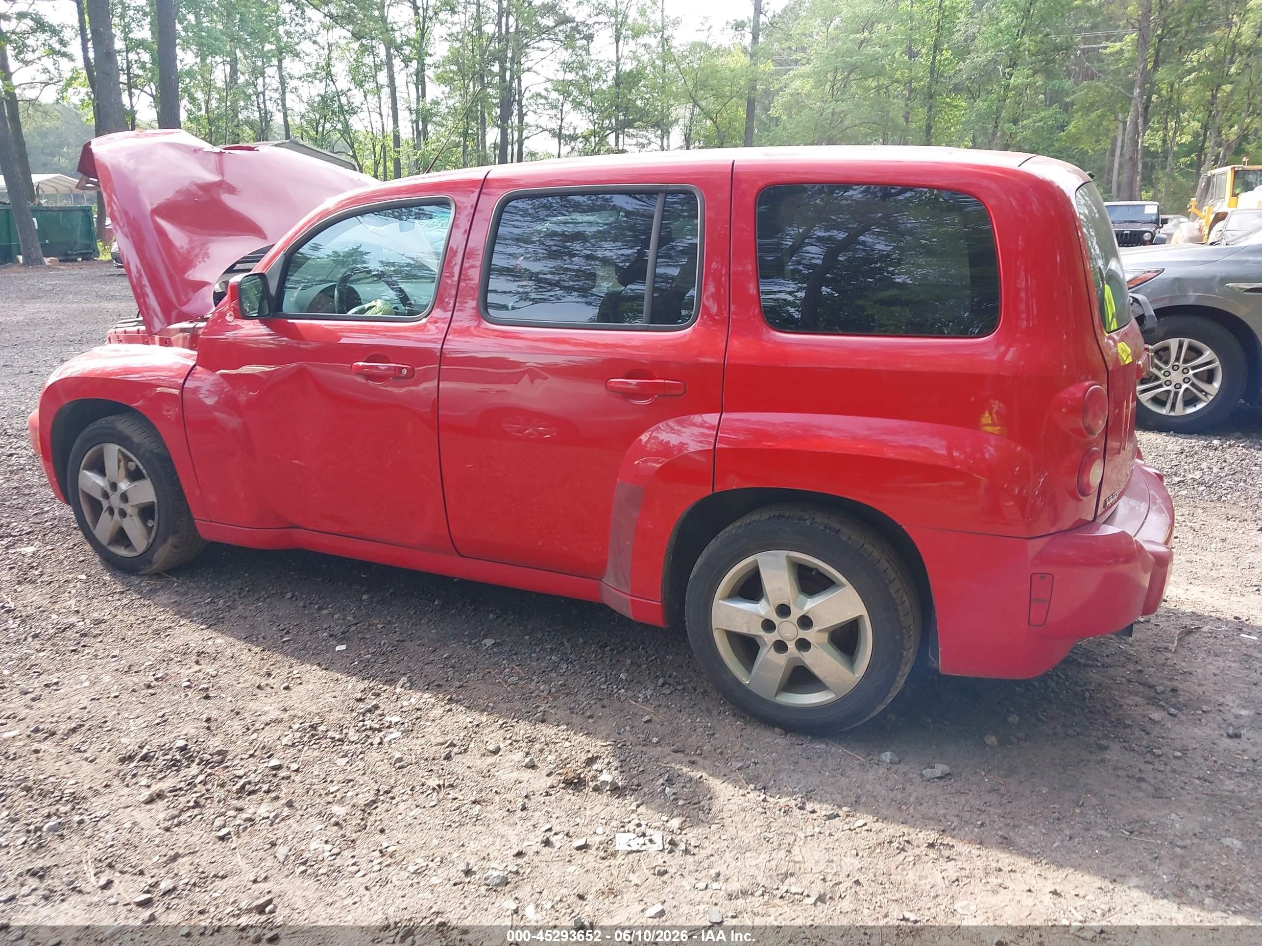 2010 Chevrolet Hhr Lt Red vin: 3GNBABDB1AS617941