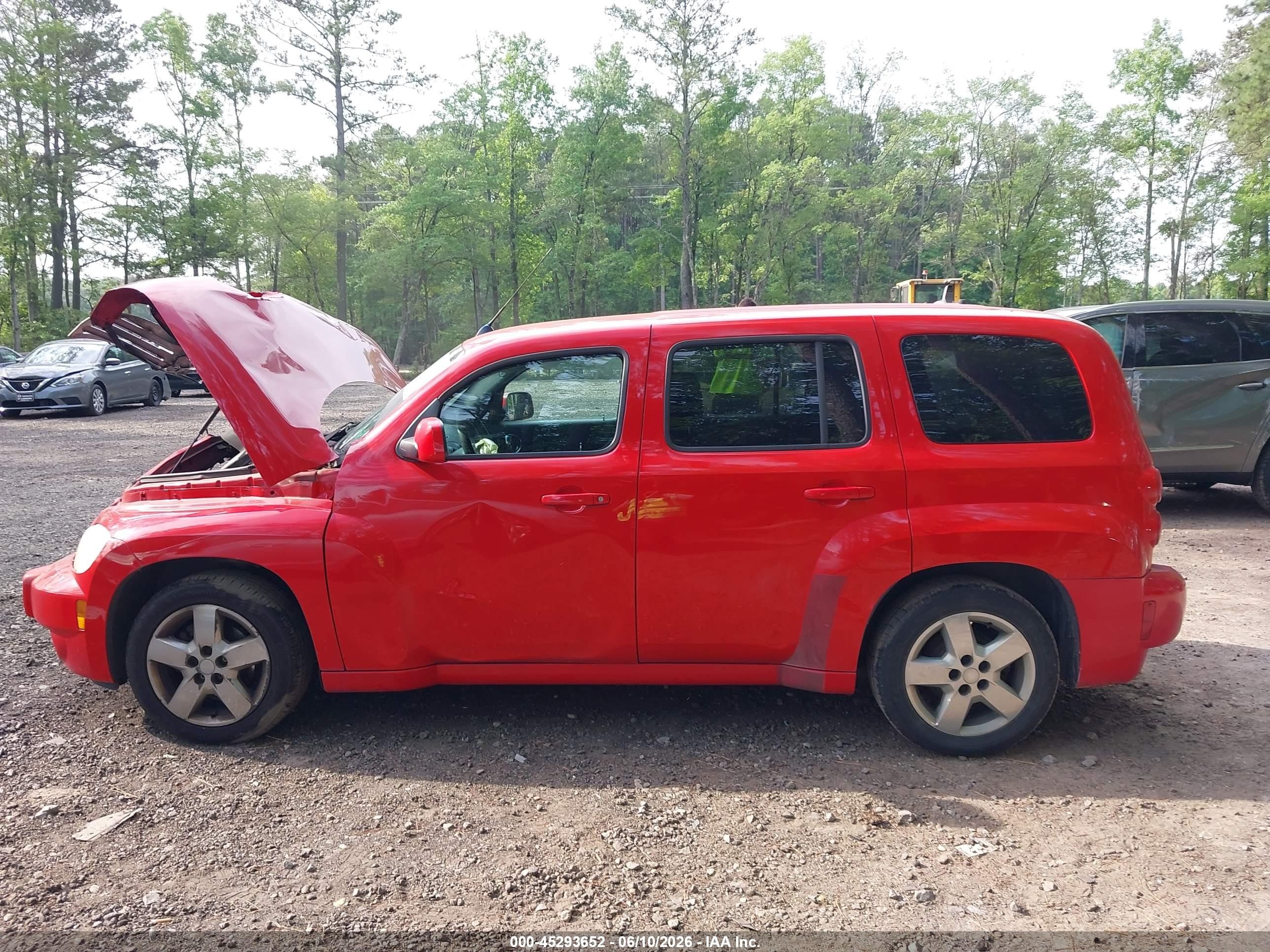 2010 Chevrolet Hhr Lt Red vin: 3GNBABDB1AS617941