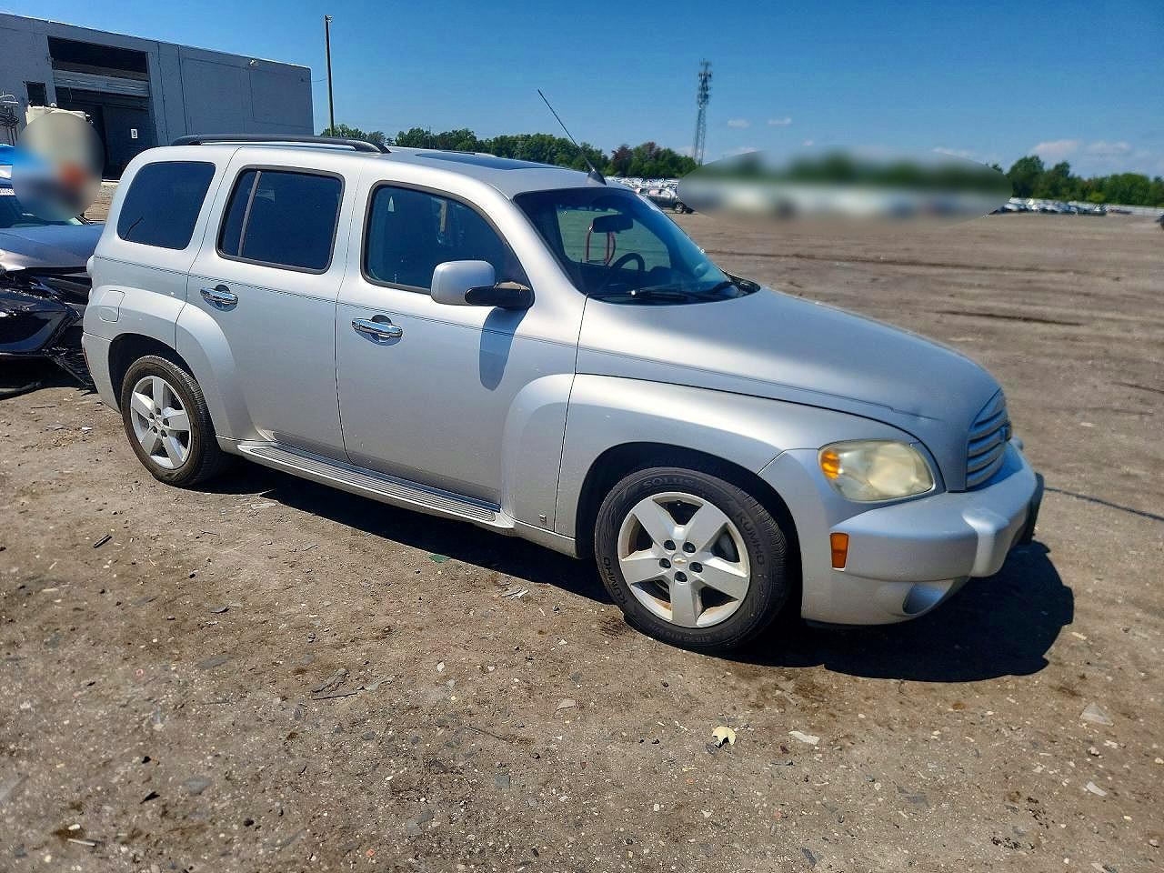2010 Chevrolet Hhr Lt Silver vin: 3GNBABDB2AS525690