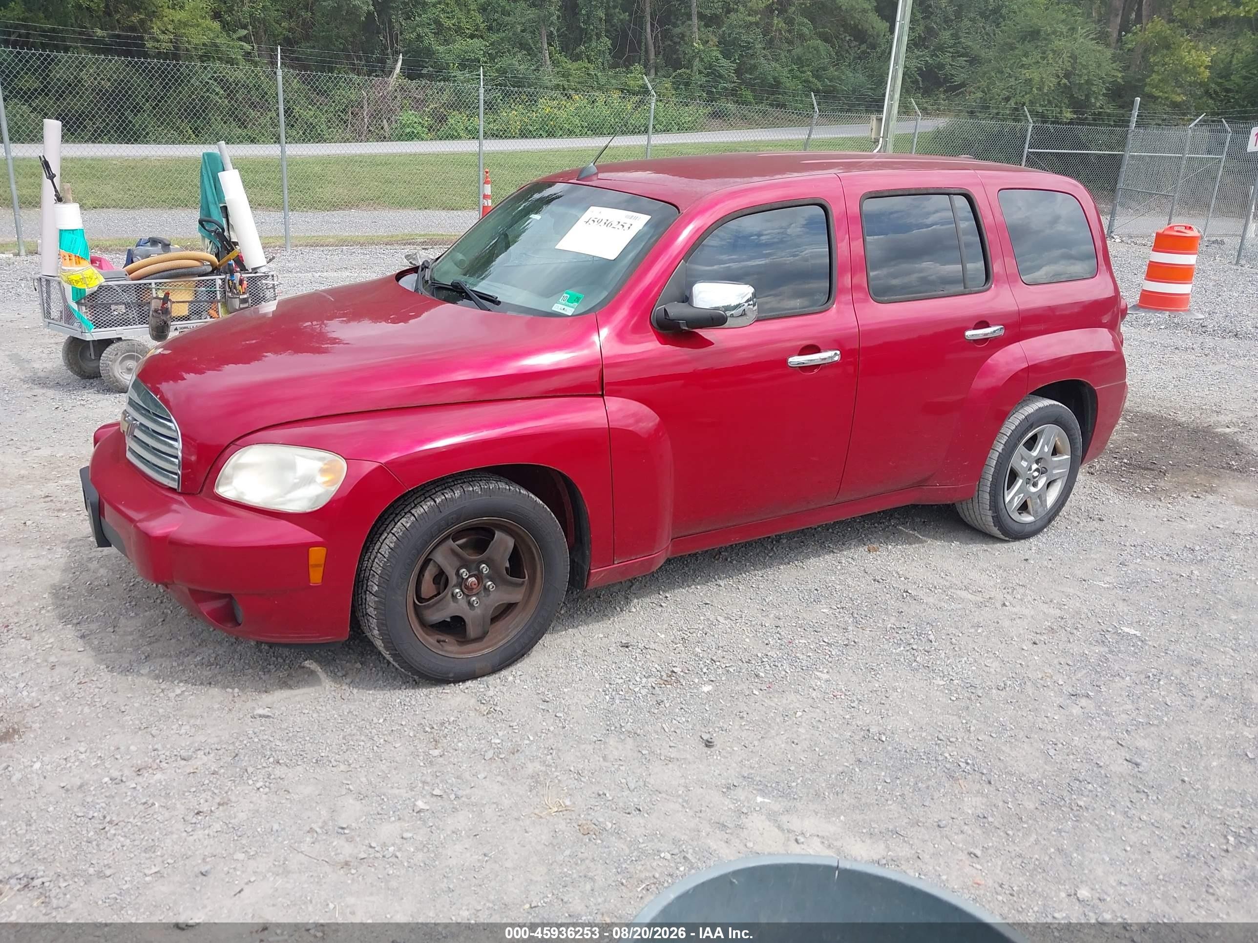 2010 Chevrolet Hhr Lt Red vin: 3GNBABDB2AS555563