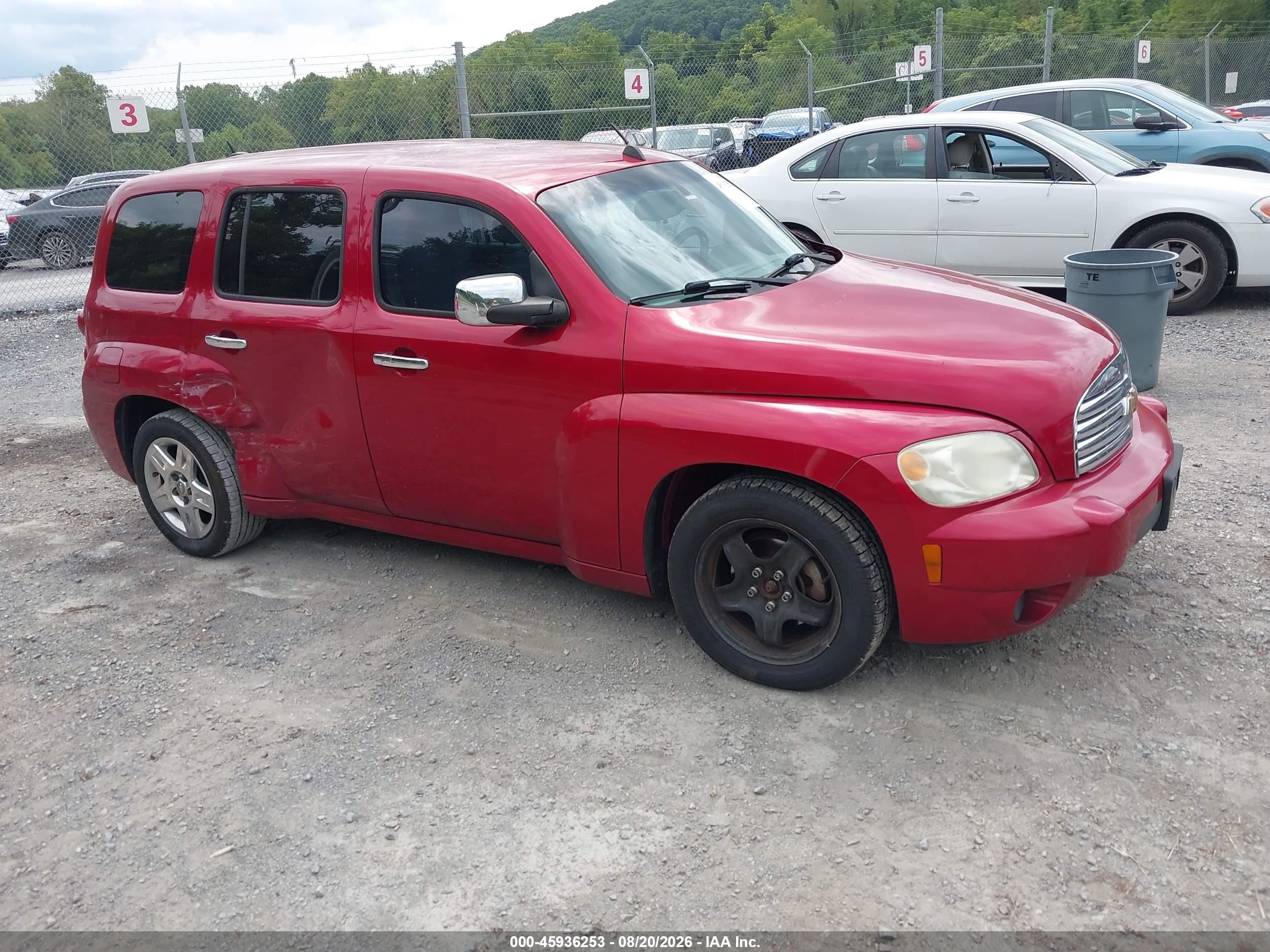 2010 Chevrolet Hhr Lt Red vin: 3GNBABDB2AS555563