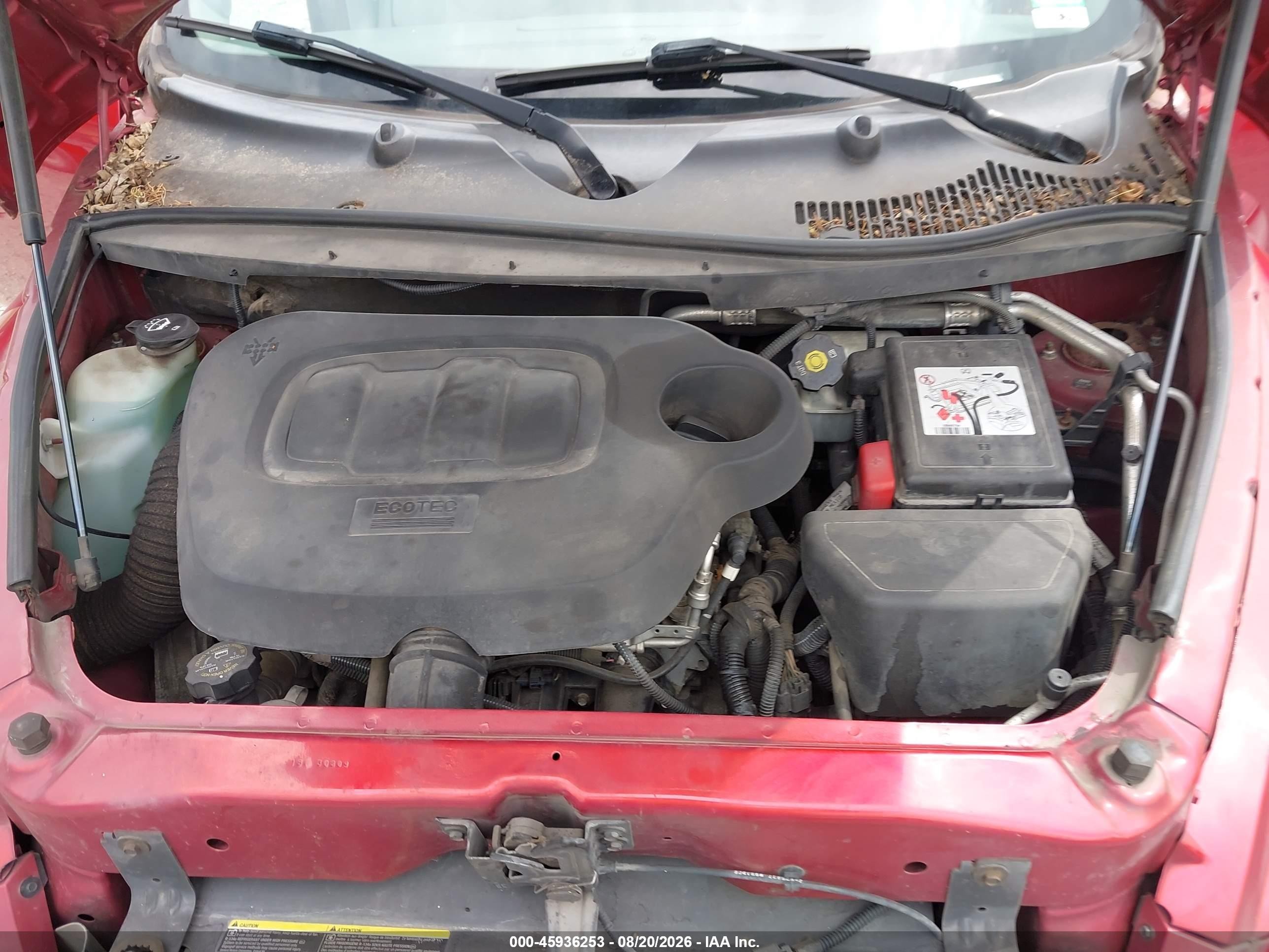 2010 Chevrolet Hhr Lt Red vin: 3GNBABDB2AS555563