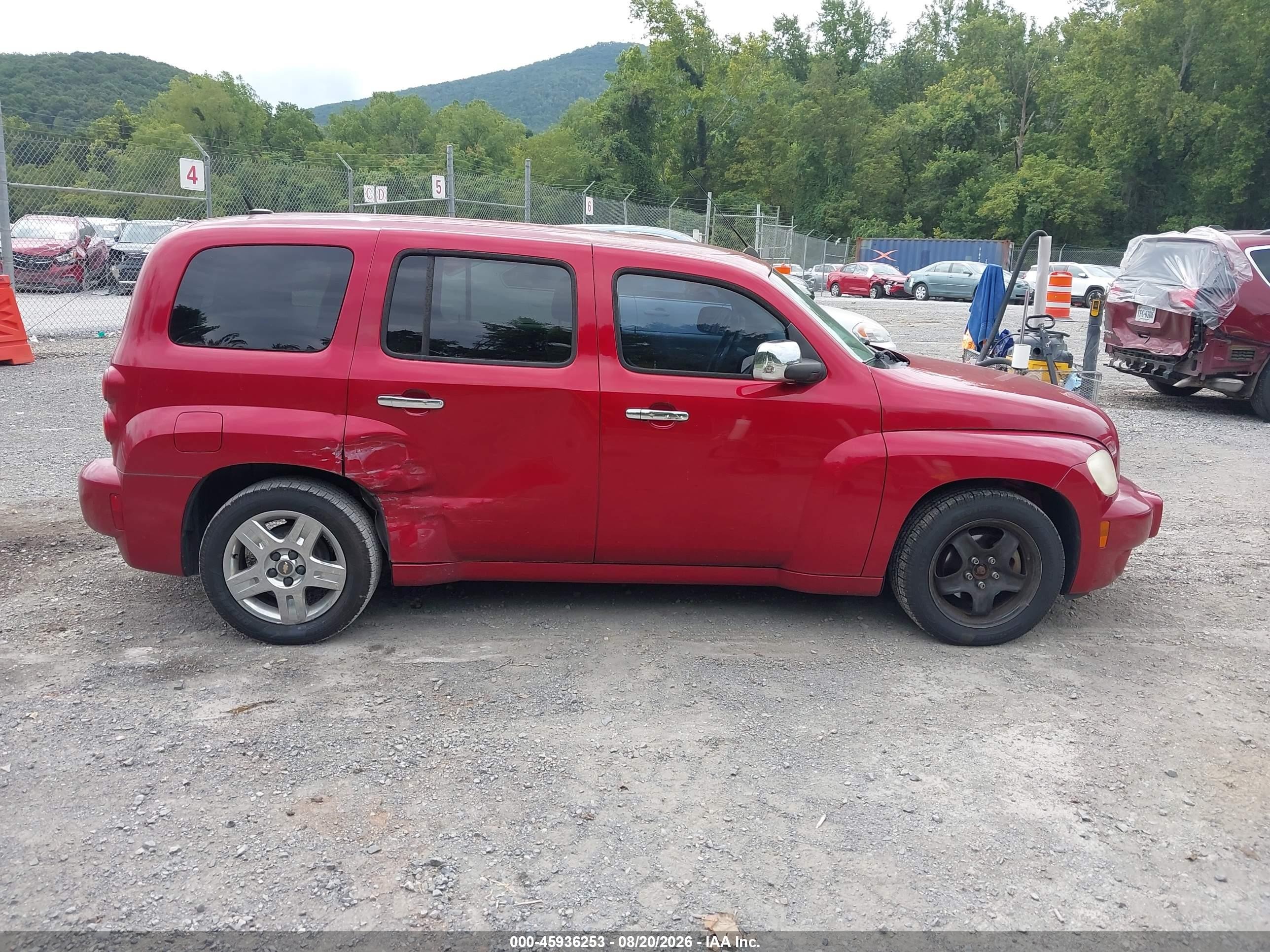 2010 Chevrolet Hhr Lt Red vin: 3GNBABDB2AS555563