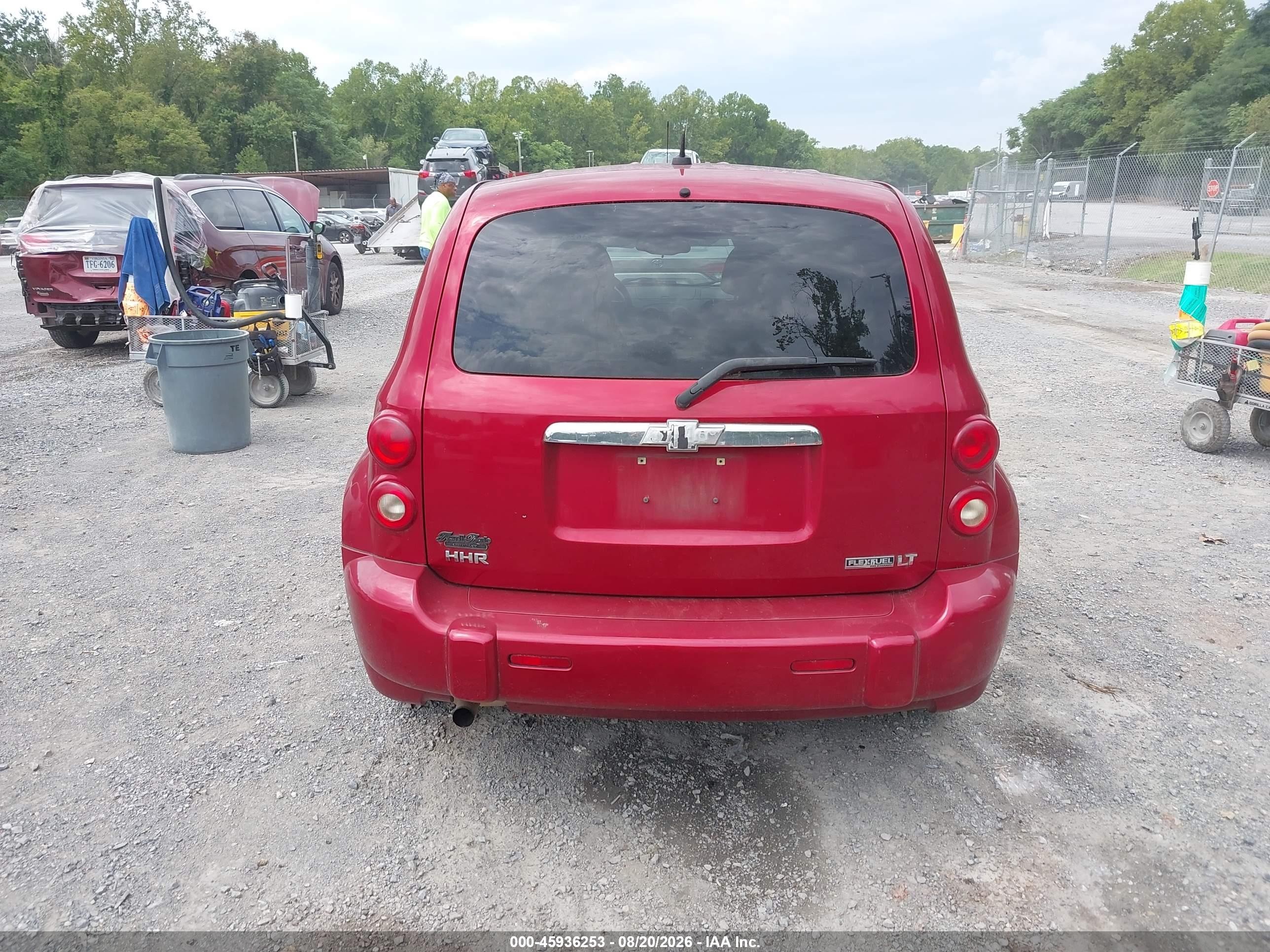 2010 Chevrolet Hhr Lt Red vin: 3GNBABDB2AS555563