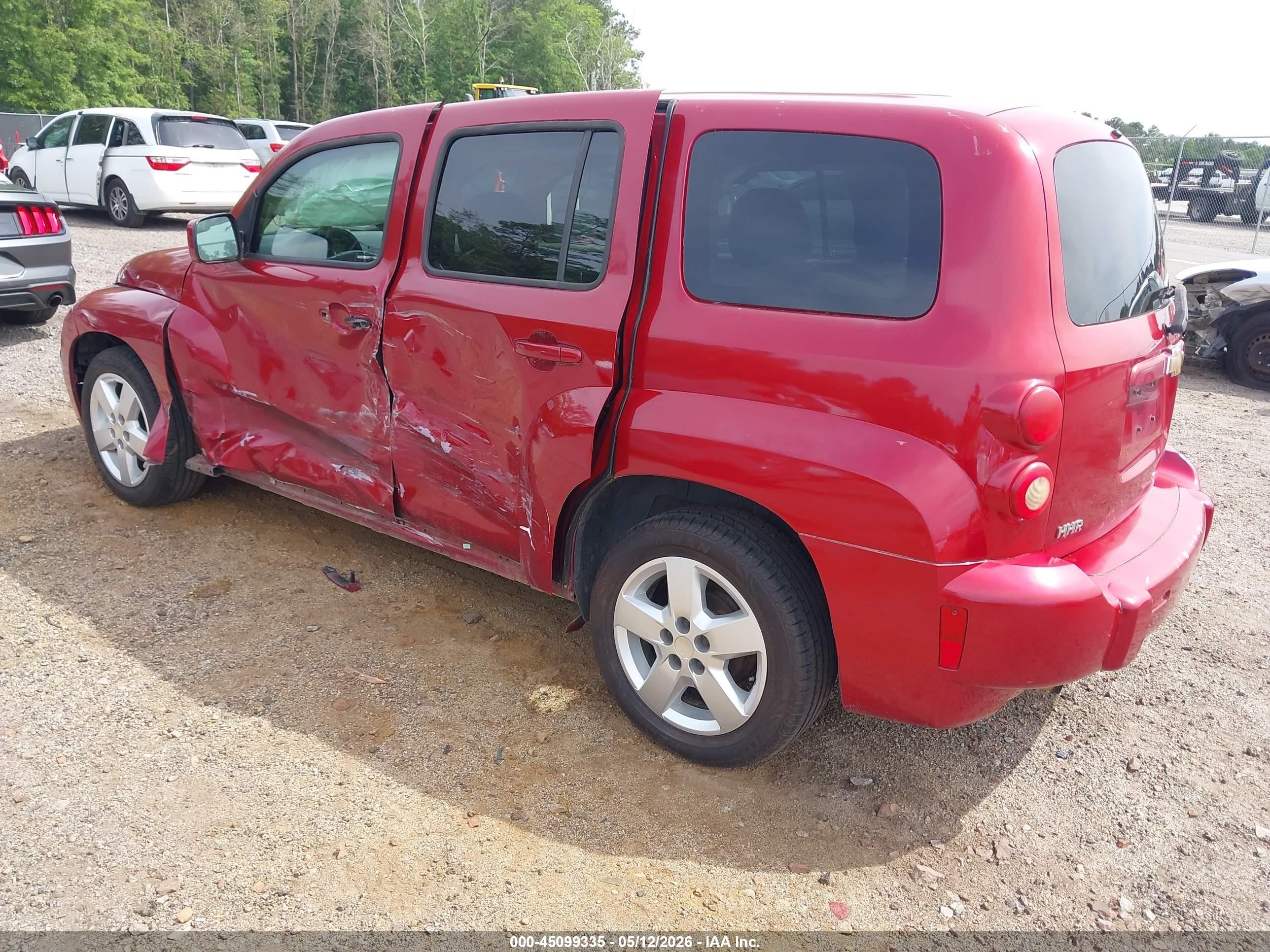 2010 Chevrolet Hhr Lt Red vin: 3GNBABDB4AS524427