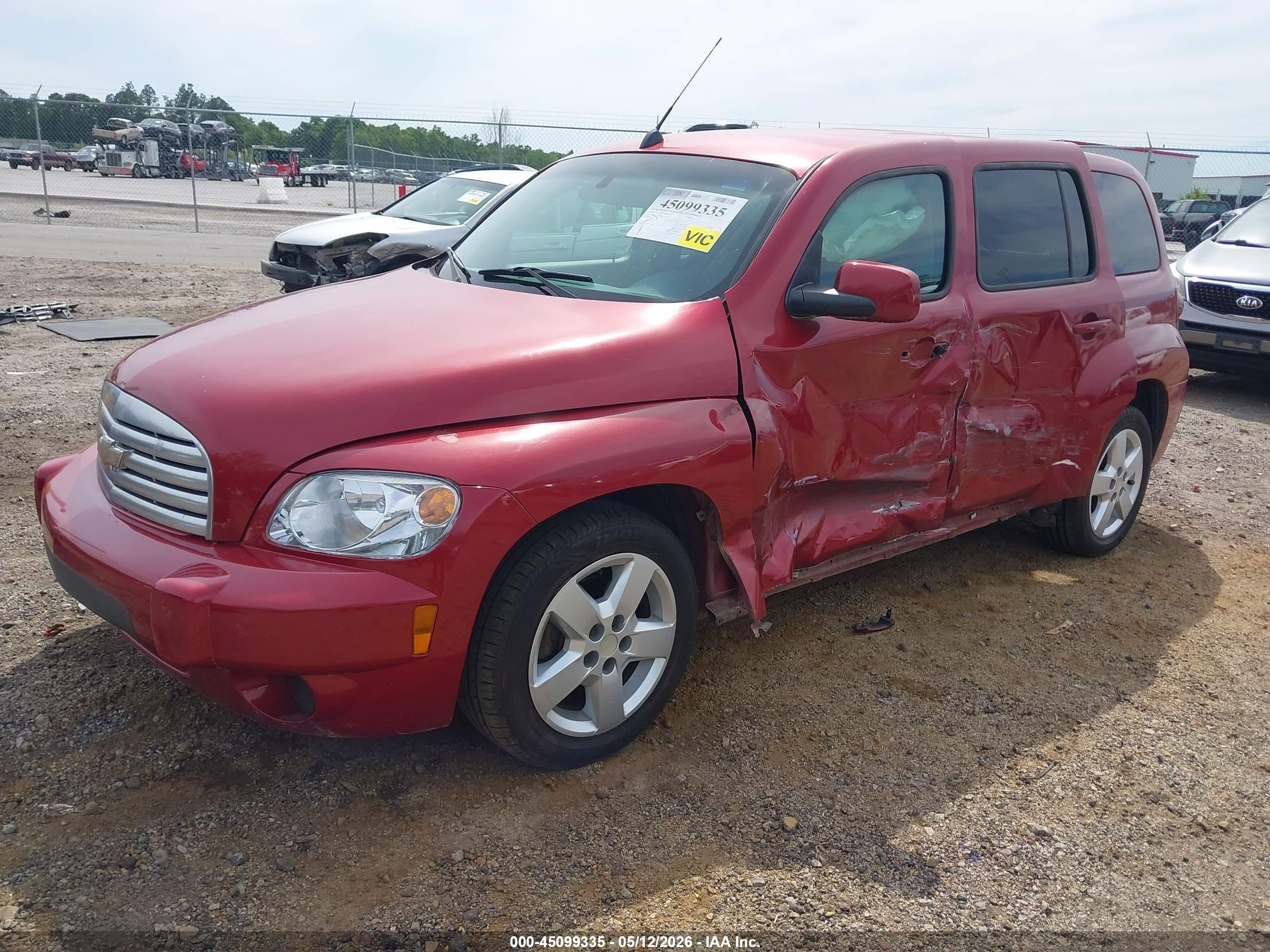 2010 Chevrolet Hhr Lt Red vin: 3GNBABDB4AS524427