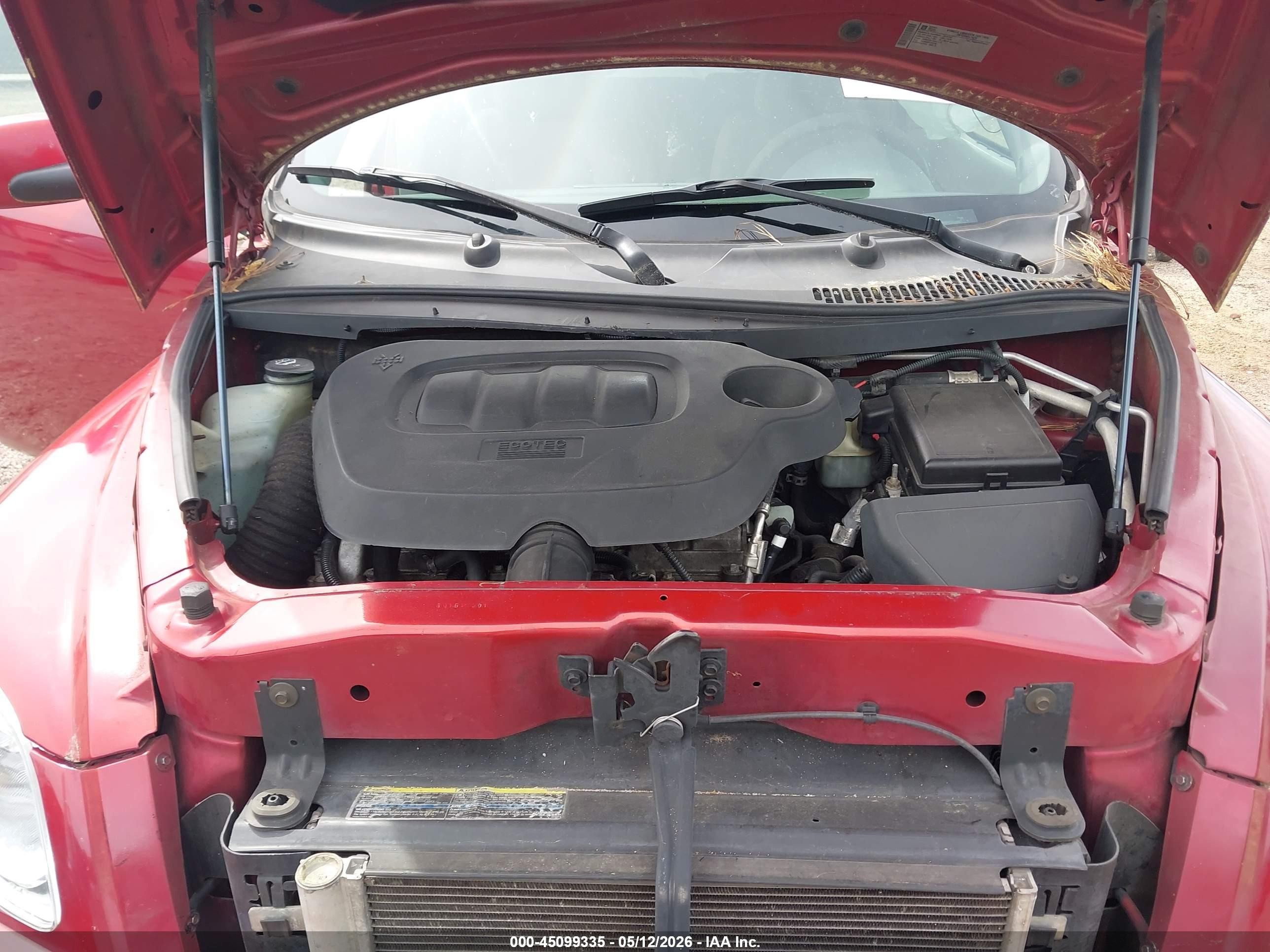 2010 Chevrolet Hhr Lt Red vin: 3GNBABDB4AS524427