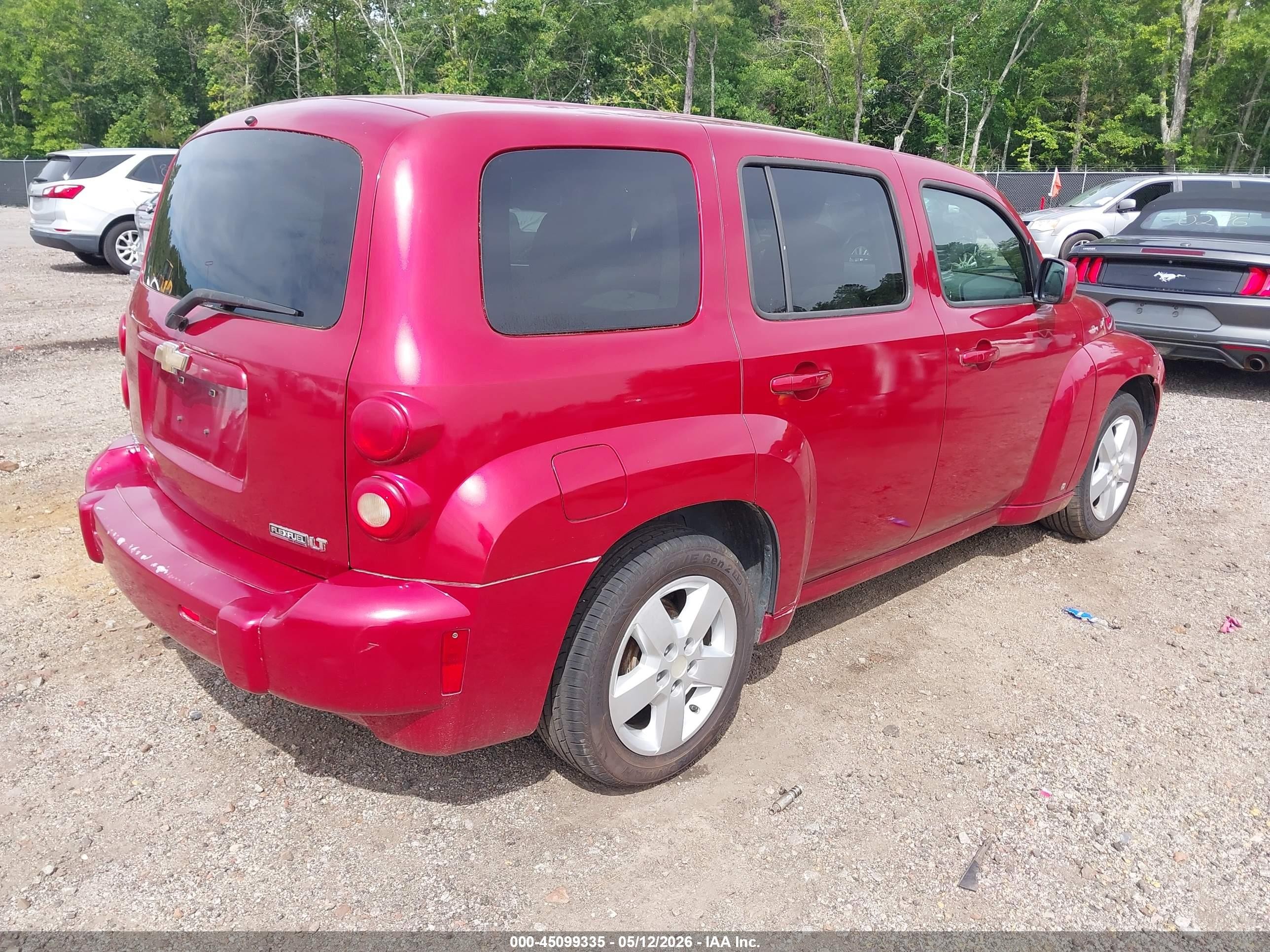 2010 Chevrolet Hhr Lt Red vin: 3GNBABDB4AS524427