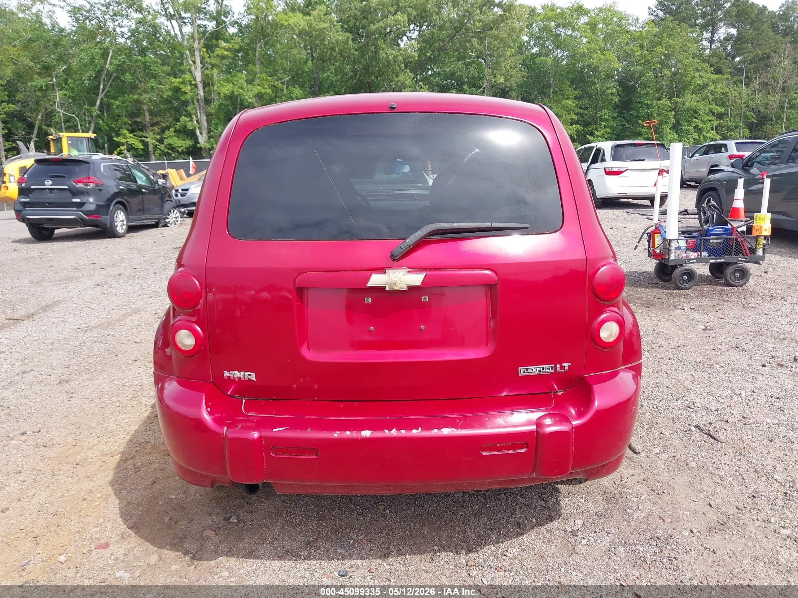2010 Chevrolet Hhr Lt Red vin: 3GNBABDB4AS524427