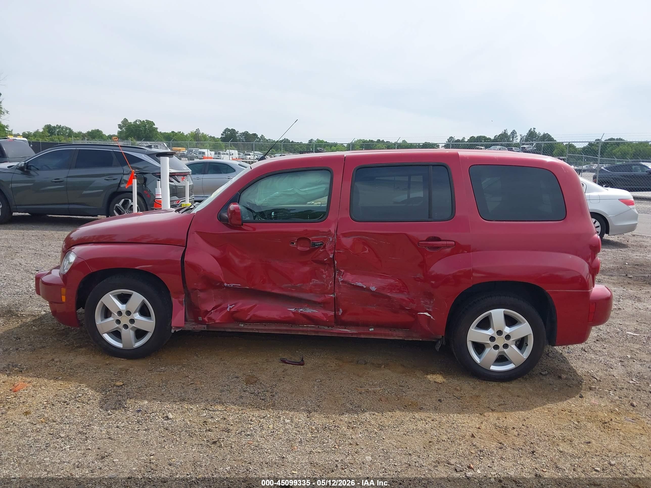 2010 Chevrolet Hhr Lt Red vin: 3GNBABDB4AS524427