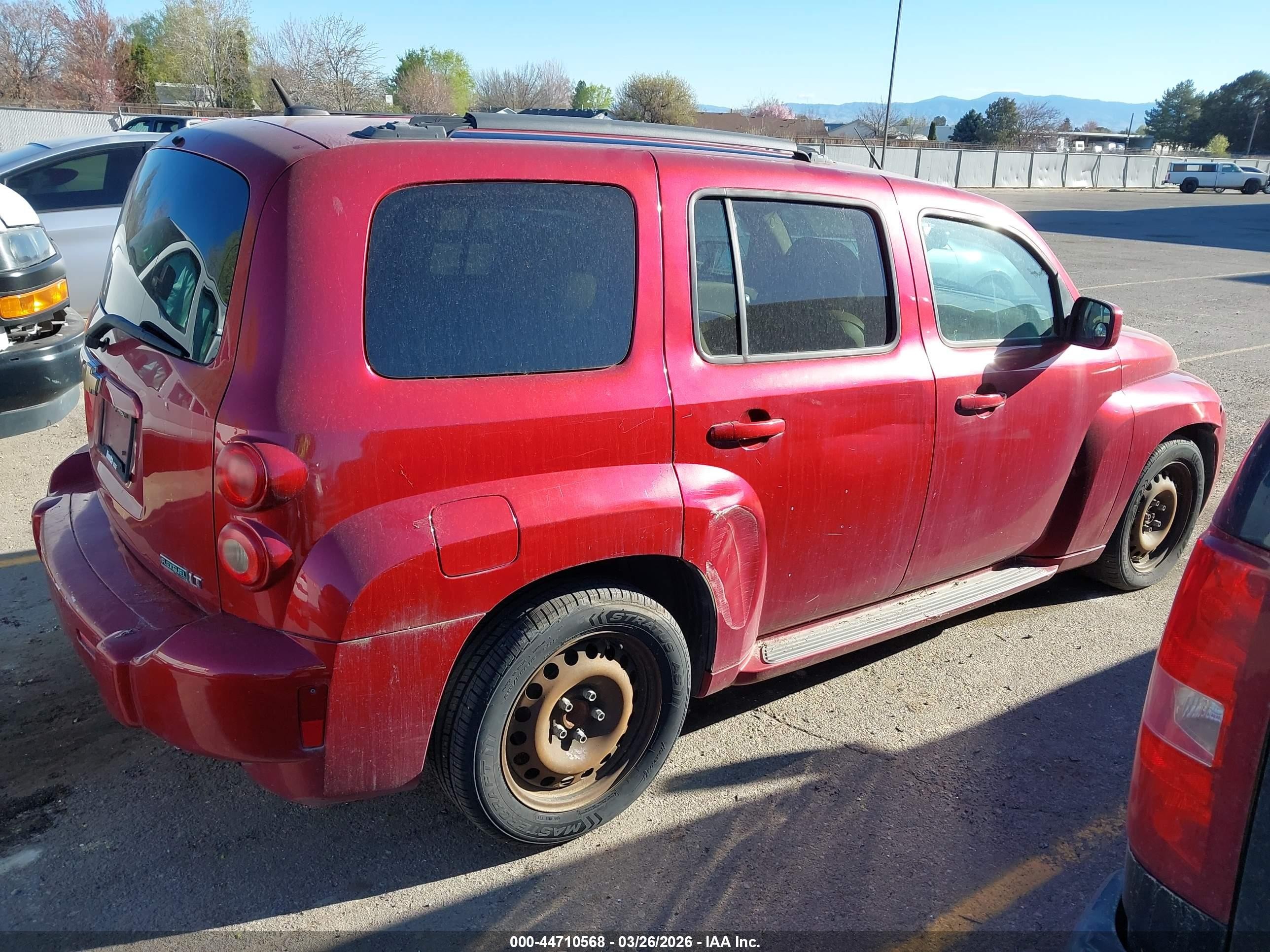 2010 Chevrolet Hhr Lt Red vin: 3GNBABDB4AS548369