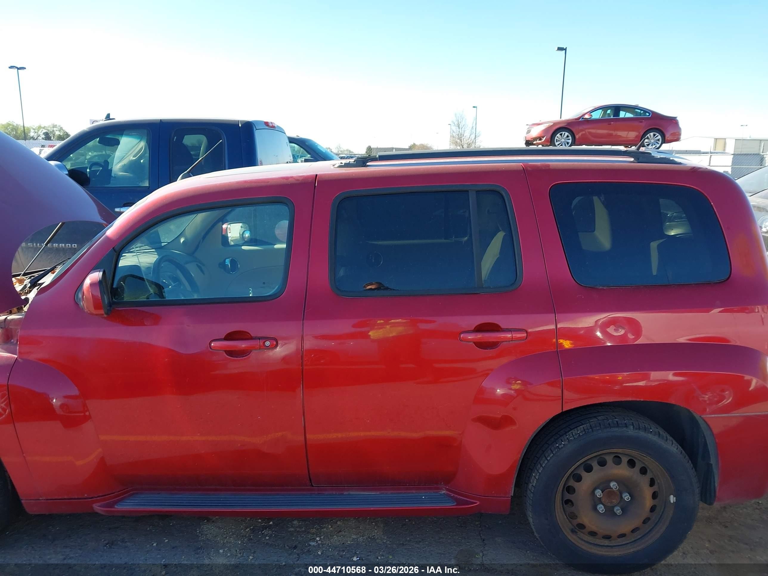 2010 Chevrolet Hhr Lt Red vin: 3GNBABDB4AS548369