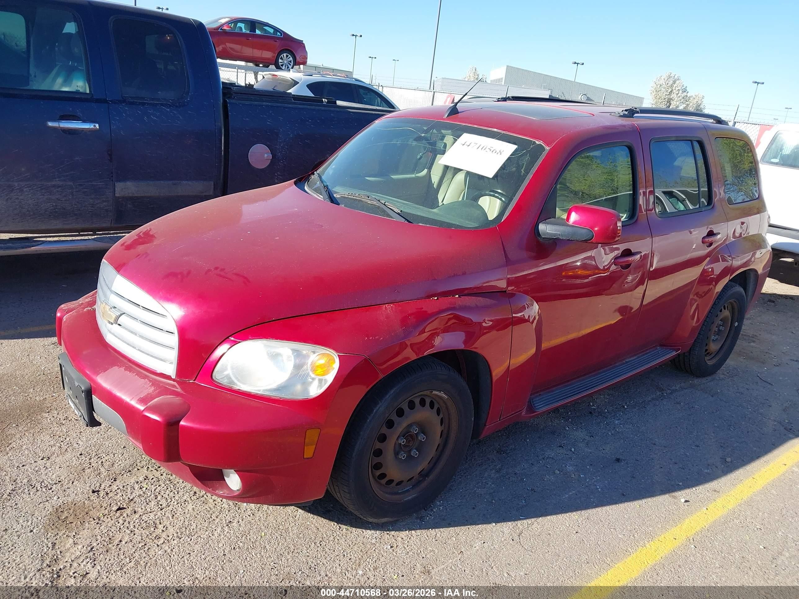 2010 Chevrolet Hhr Lt Red vin: 3GNBABDB4AS548369