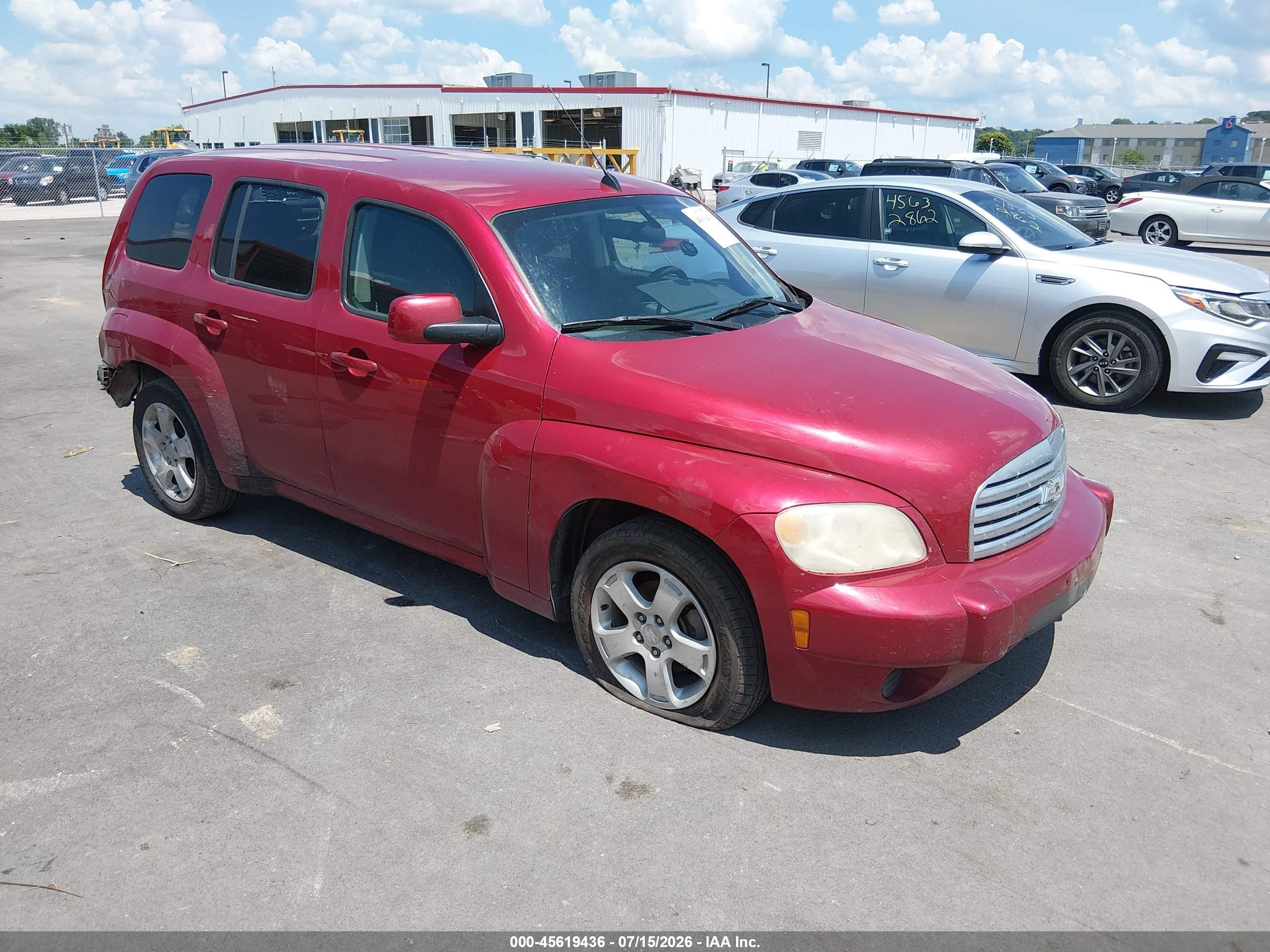 2010 Chevrolet Hhr Lt Red vin: 3GNBABDB4AS572218