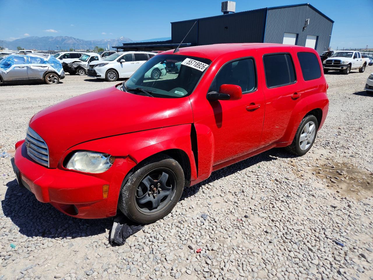 2010 Chevrolet Hhr Lt Red vin: 3GNBABDB4AS626942