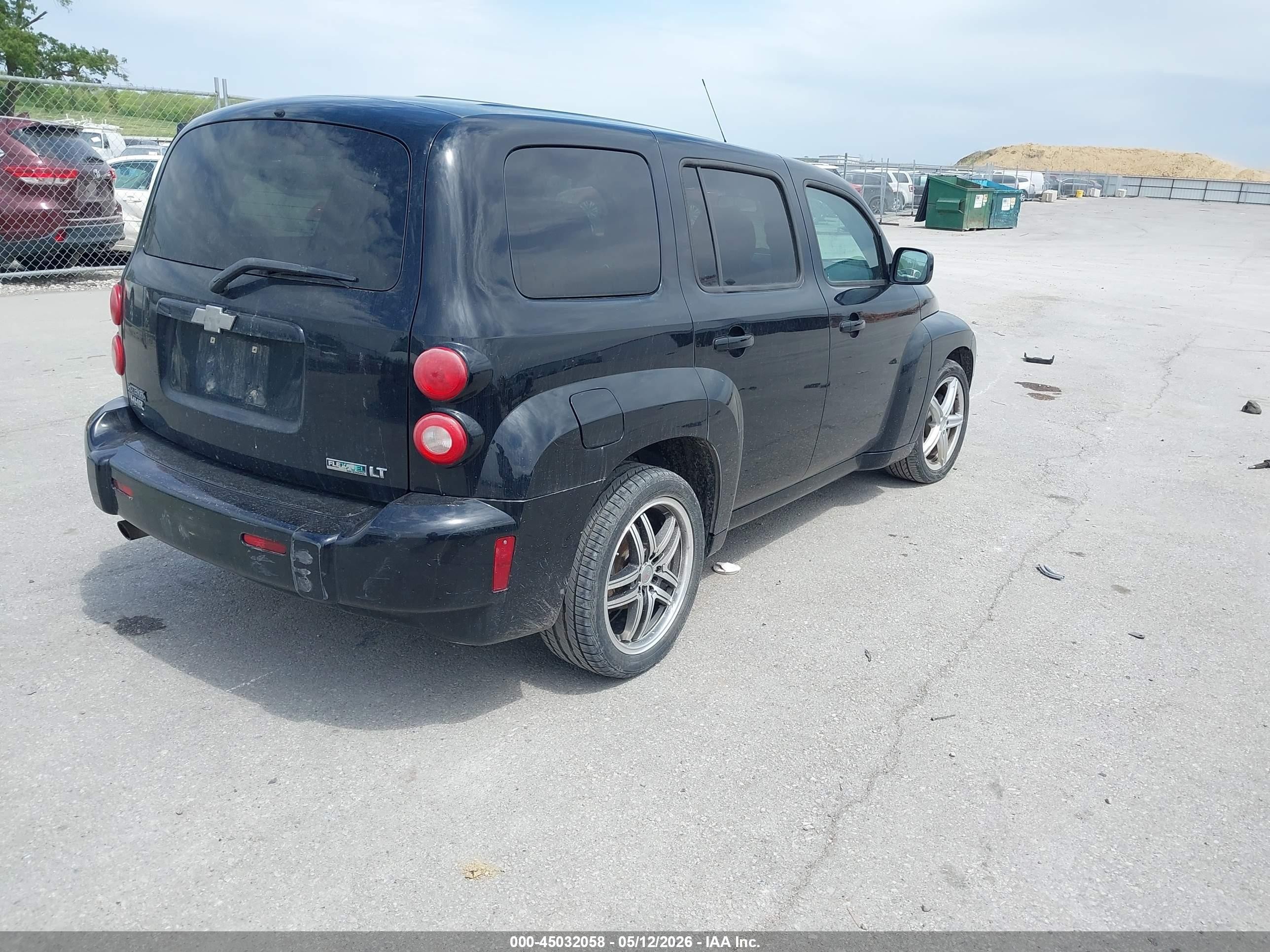2010 Chevrolet Hhr Lt Black vin: 3GNBABDB5AS636671