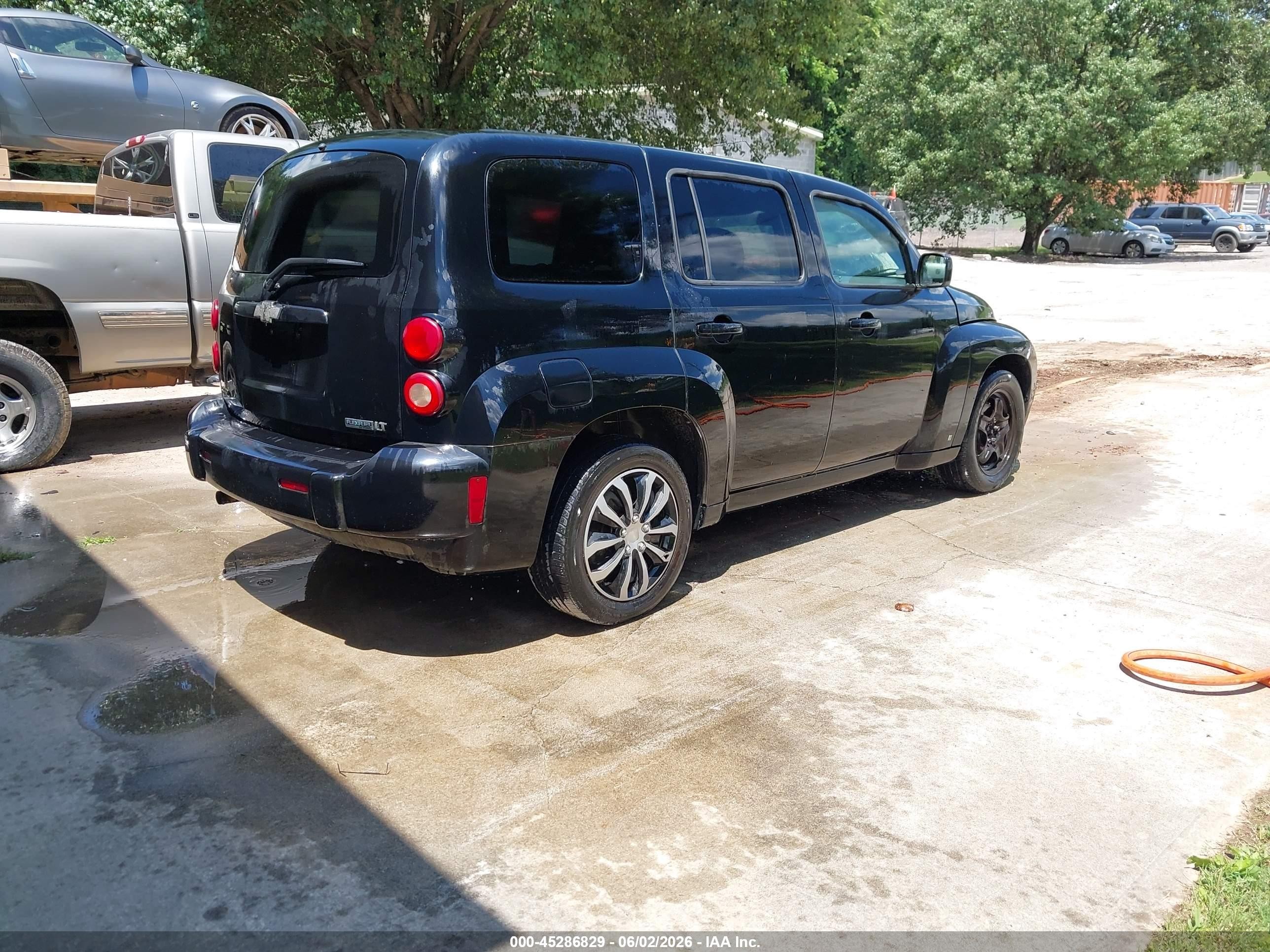2010 Chevrolet Hhr Lt Black vin: 3GNBABDB6AS528088