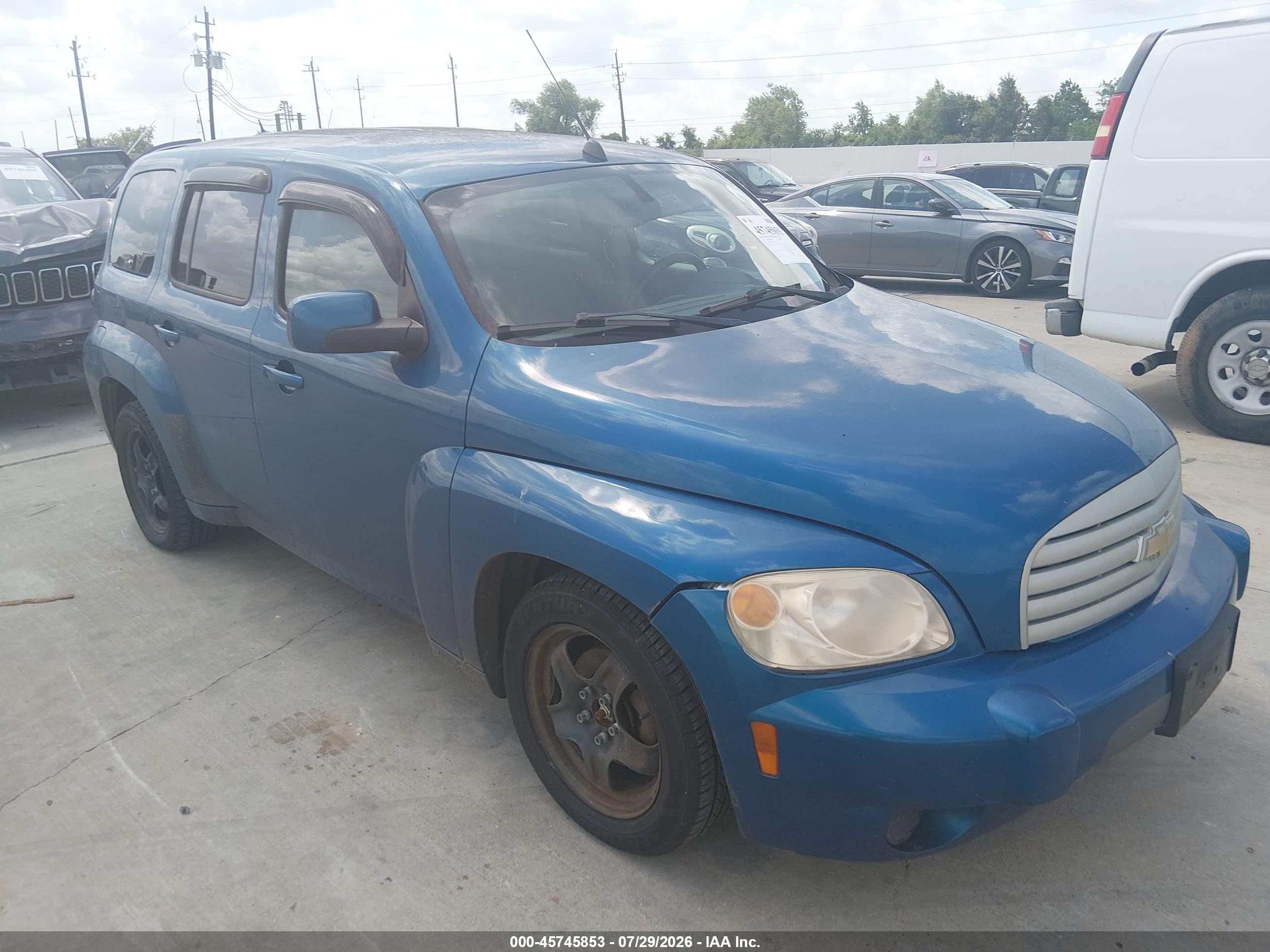 2010 Chevrolet Hhr Lt Blue vin: 3GNBABDB8AS561190