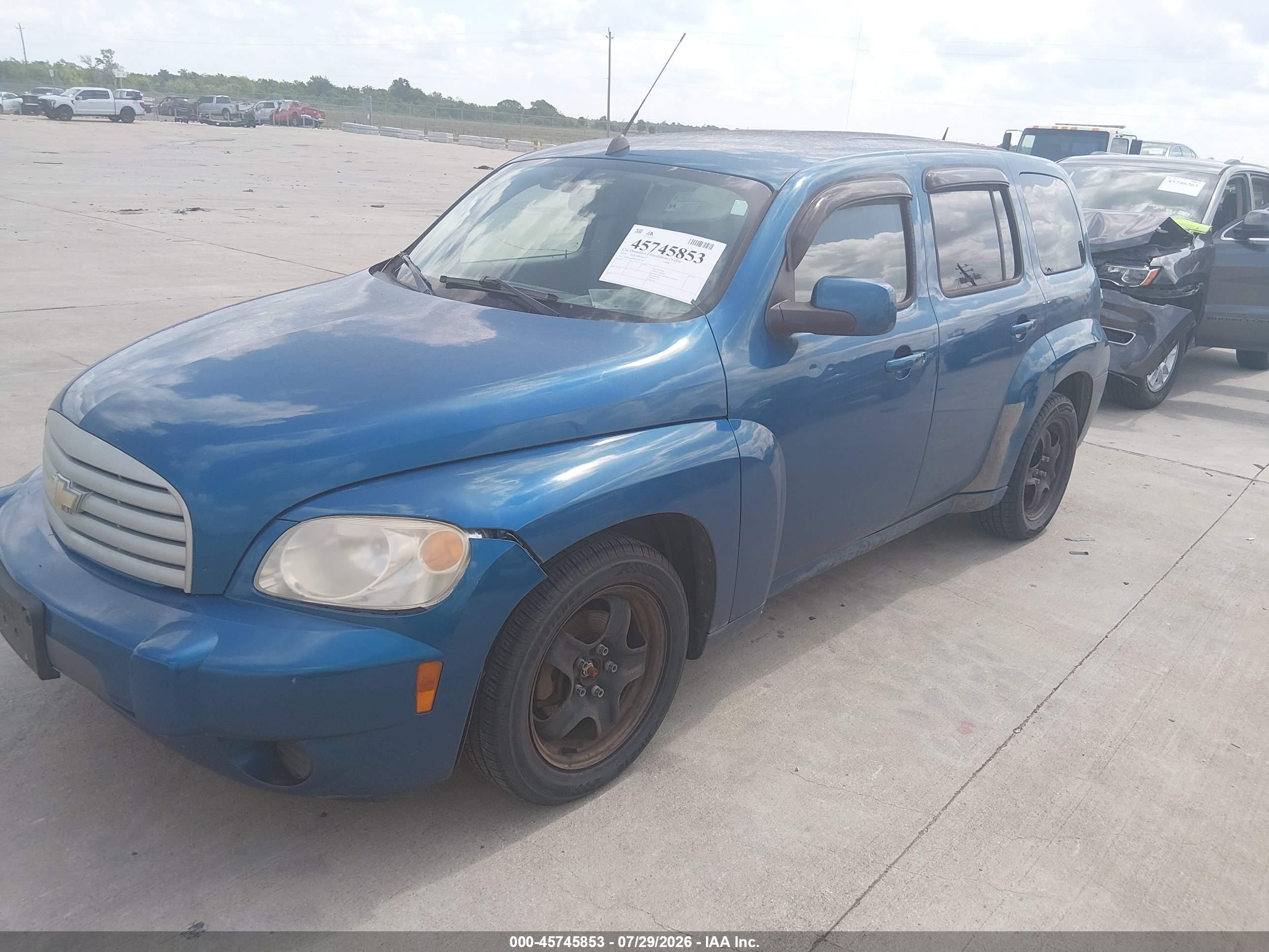 2010 Chevrolet Hhr Lt Blue vin: 3GNBABDB8AS561190