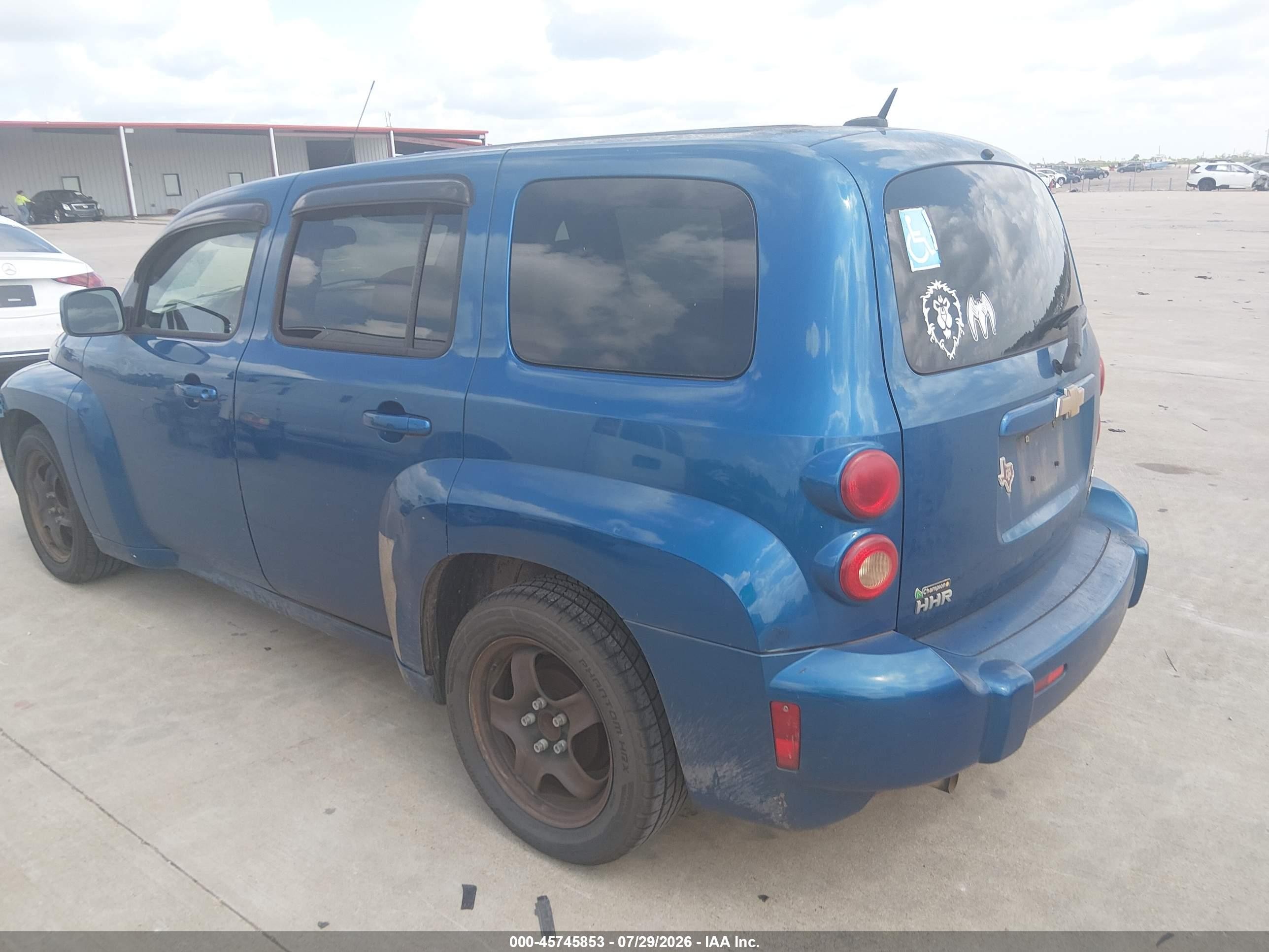 2010 Chevrolet Hhr Lt Blue vin: 3GNBABDB8AS561190