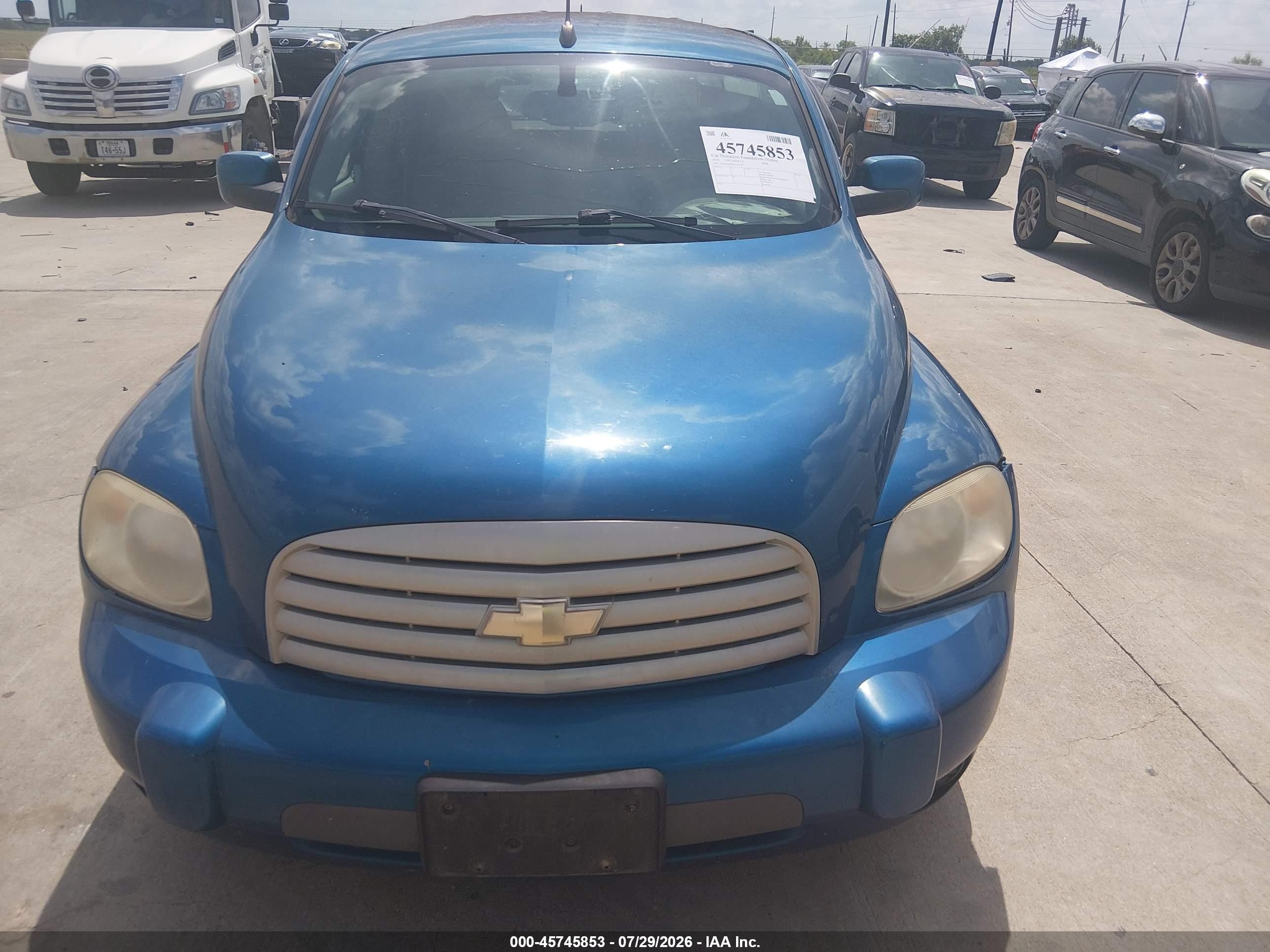 2010 Chevrolet Hhr Lt Blue vin: 3GNBABDB8AS561190
