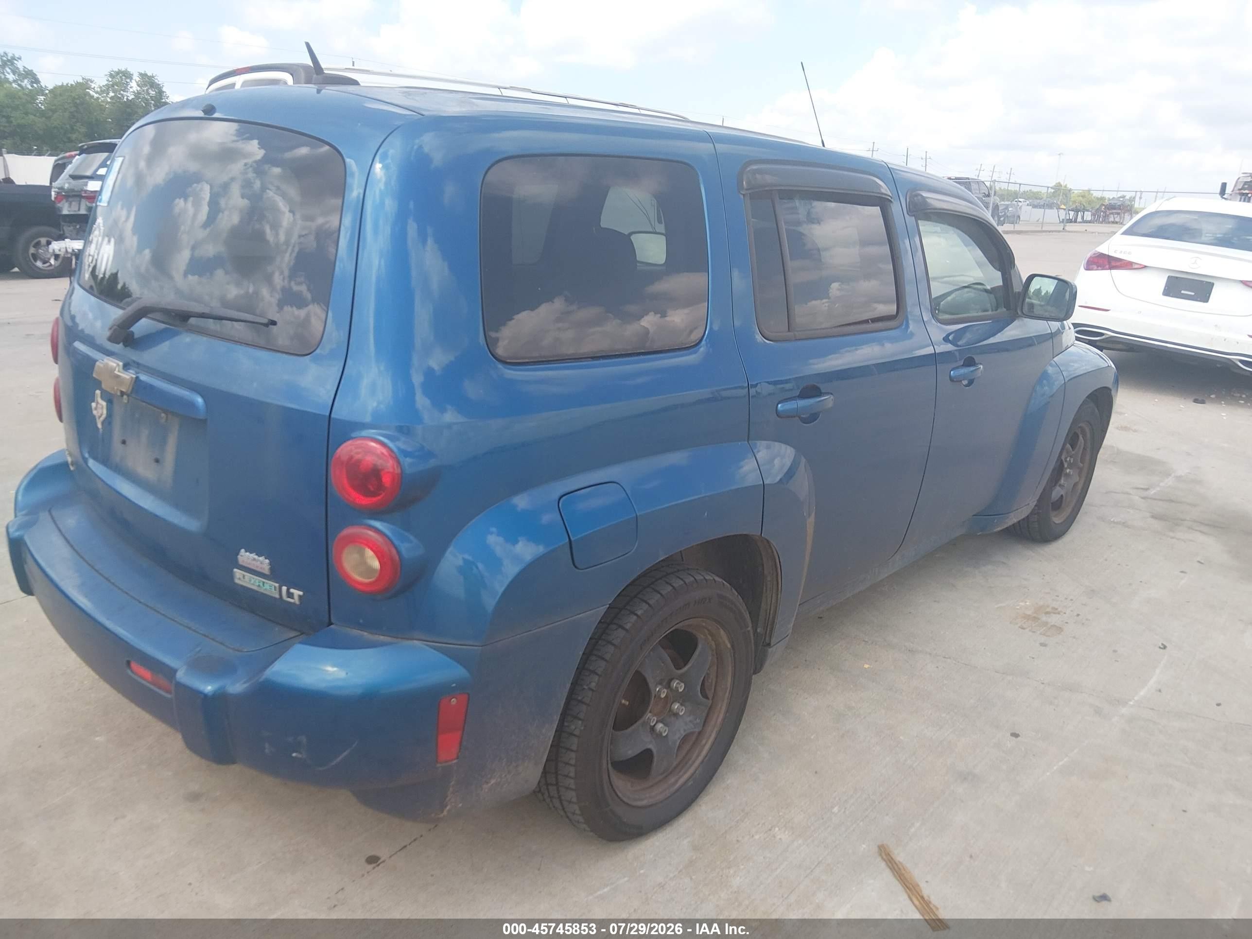2010 Chevrolet Hhr Lt Blue vin: 3GNBABDB8AS561190