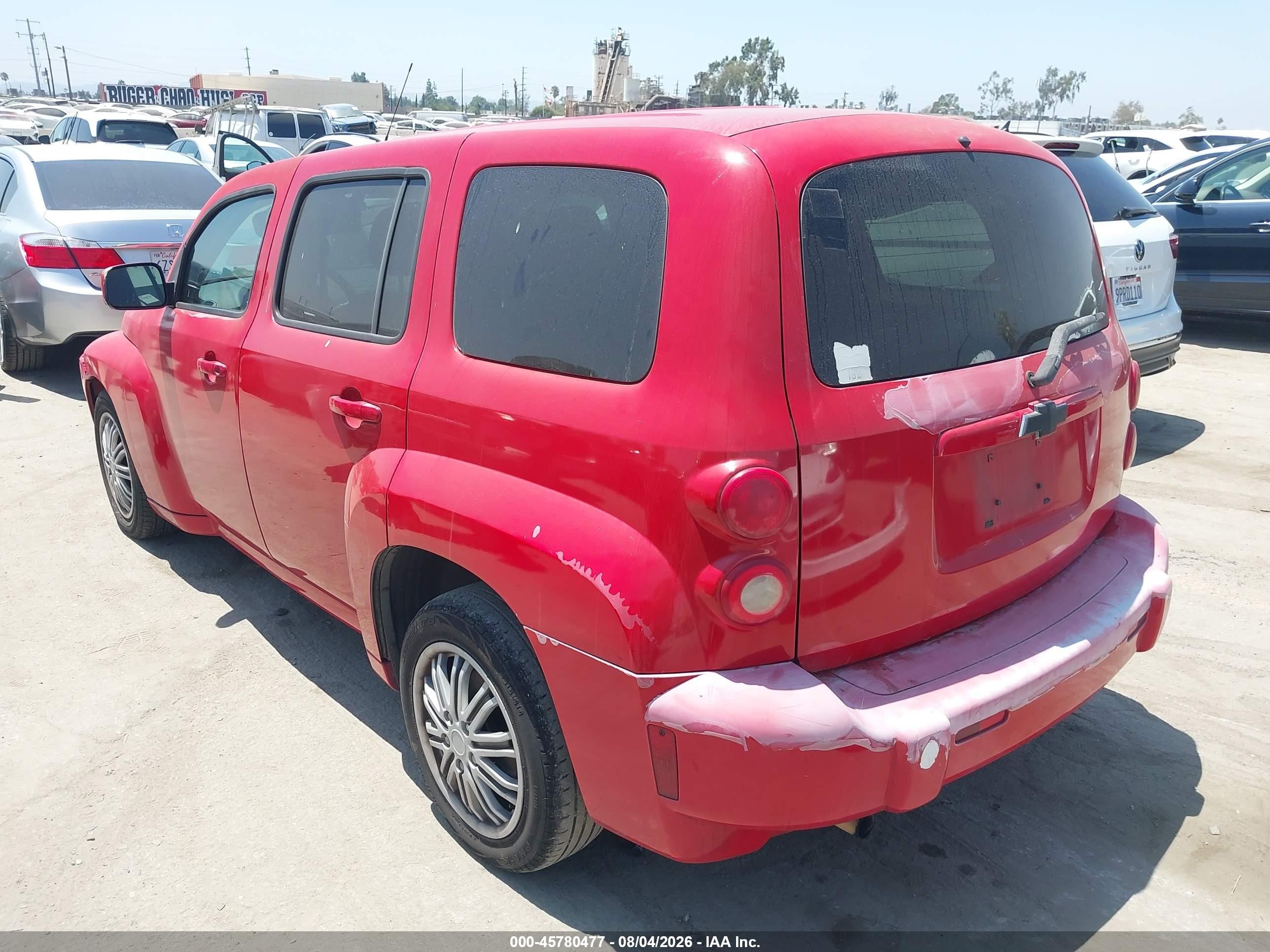 2010 Chevrolet Hhr Lt Red vin: 3GNBABDB8AS620500