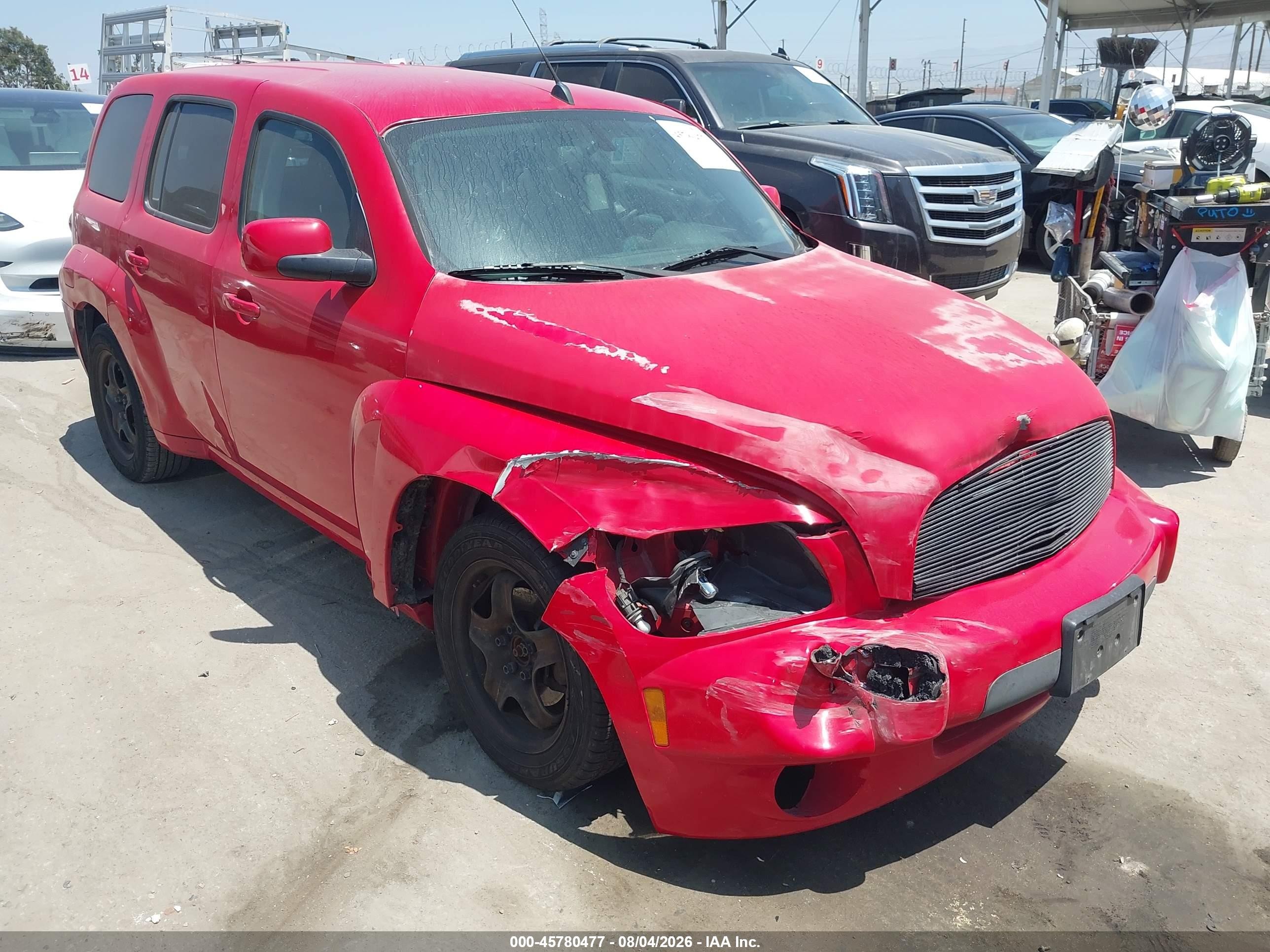 2010 Chevrolet Hhr Lt Red vin: 3GNBABDB8AS620500