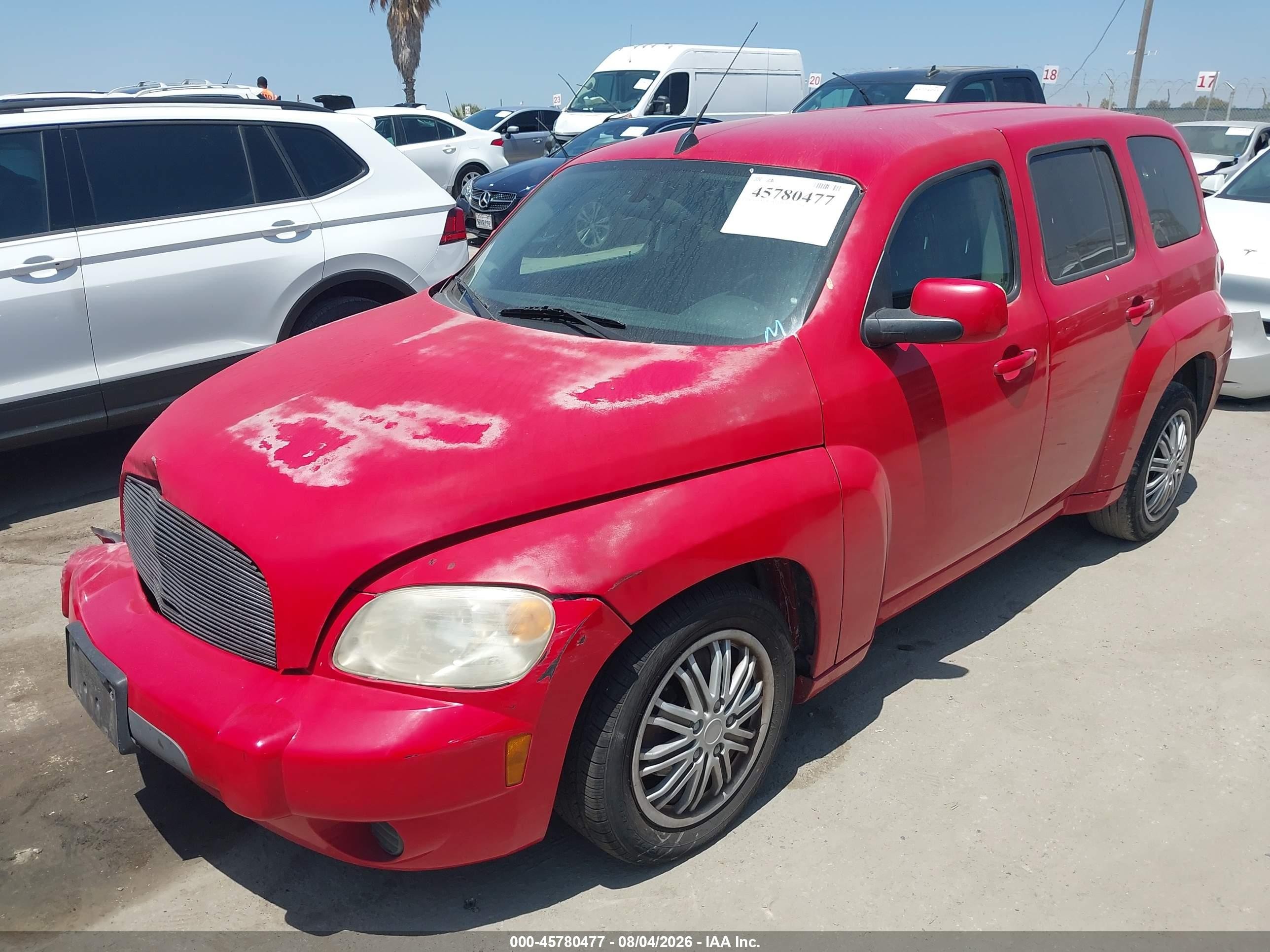 2010 Chevrolet Hhr Lt Red vin: 3GNBABDB8AS620500