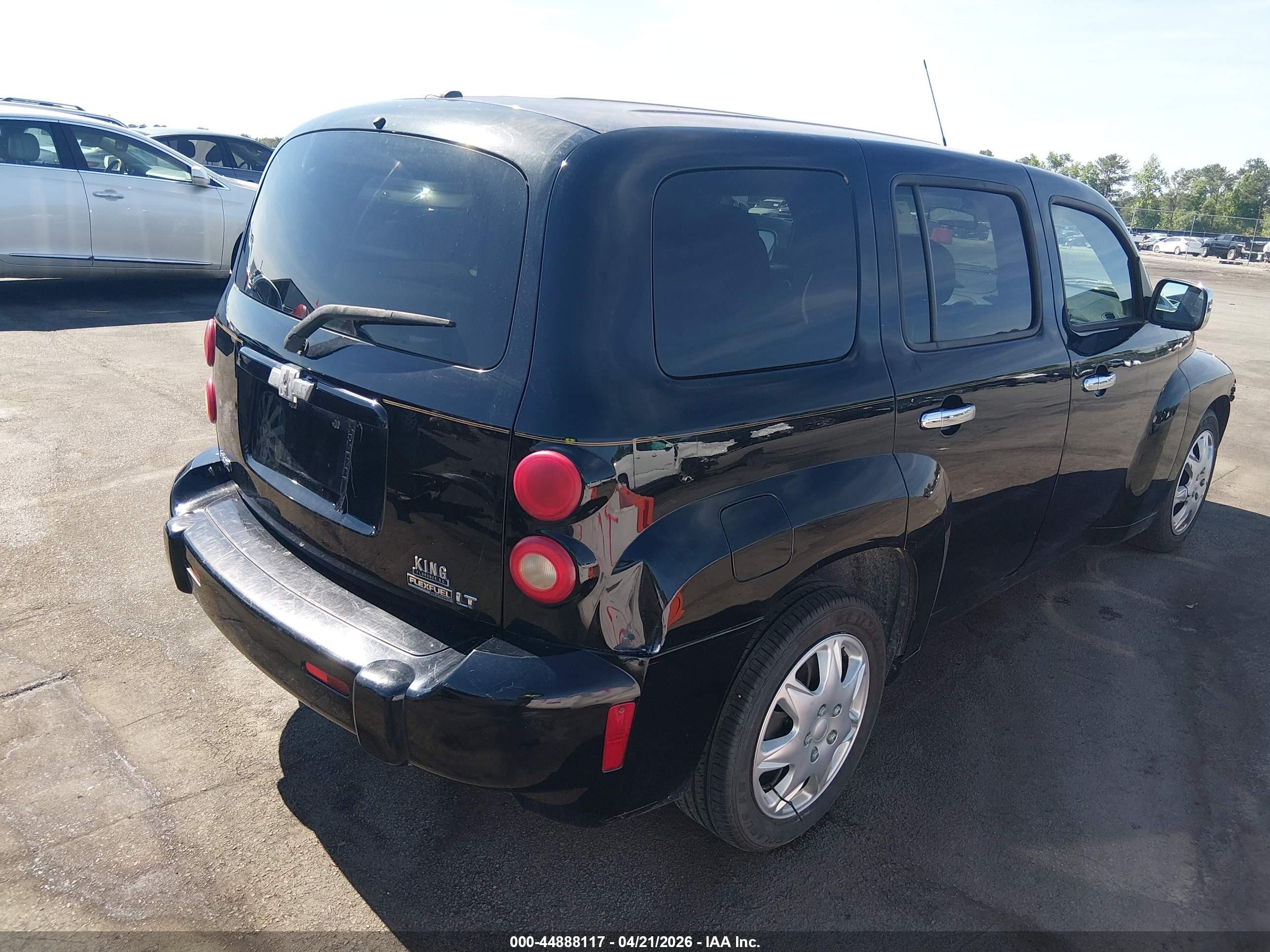 2010 Chevrolet Hhr Lt Black vin: 3GNBABDB9AS571727