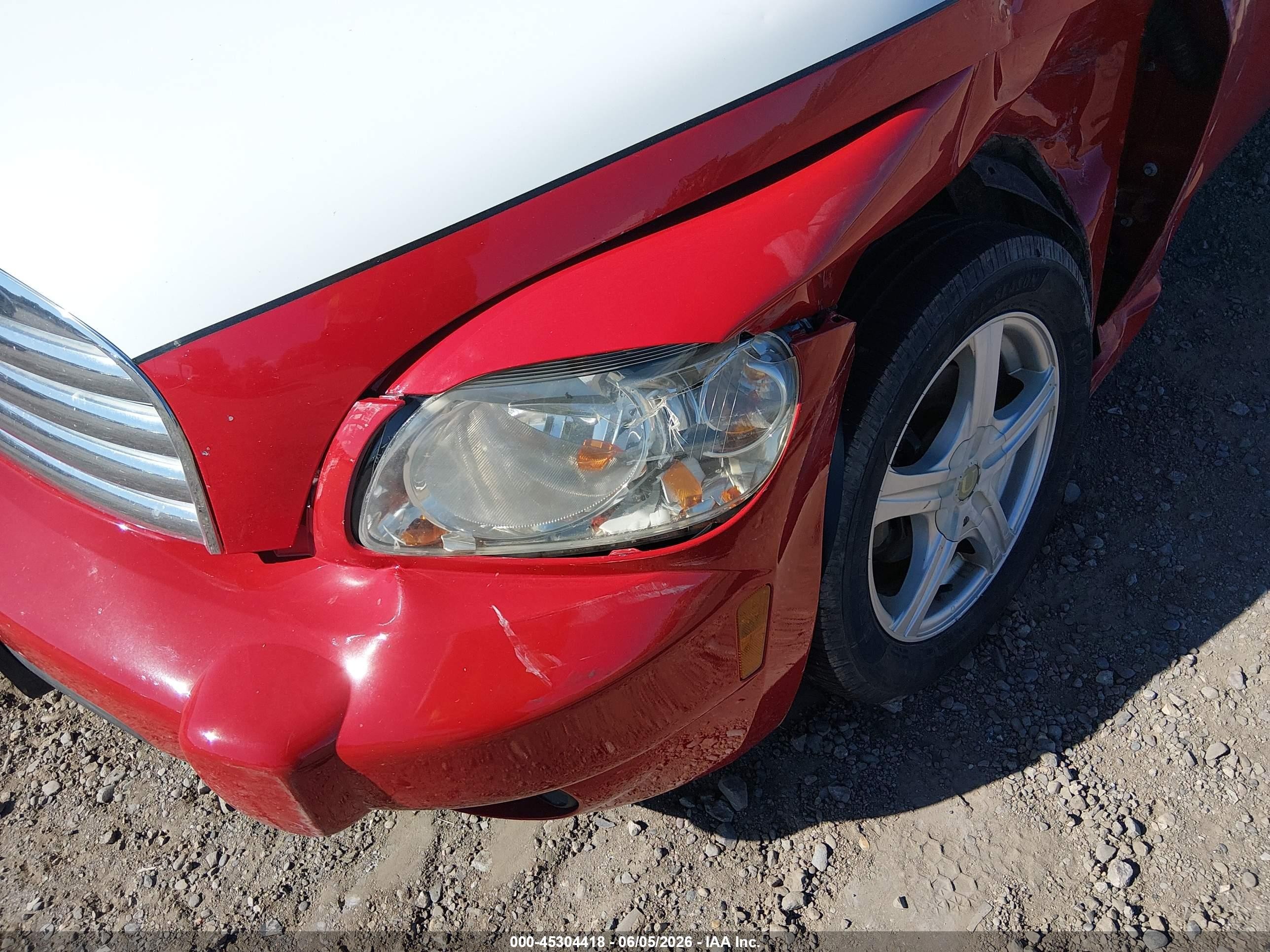 2010 Chevrolet Hhr Lt Red vin: 3GNBABDB9AS590911
