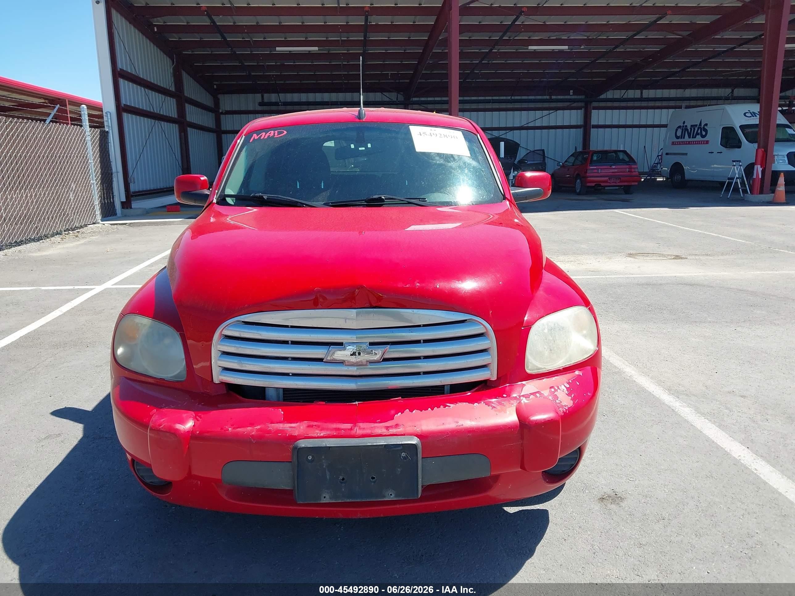 2010 Chevrolet Hhr Lt Red vin: 3GNBABDB9AS609750