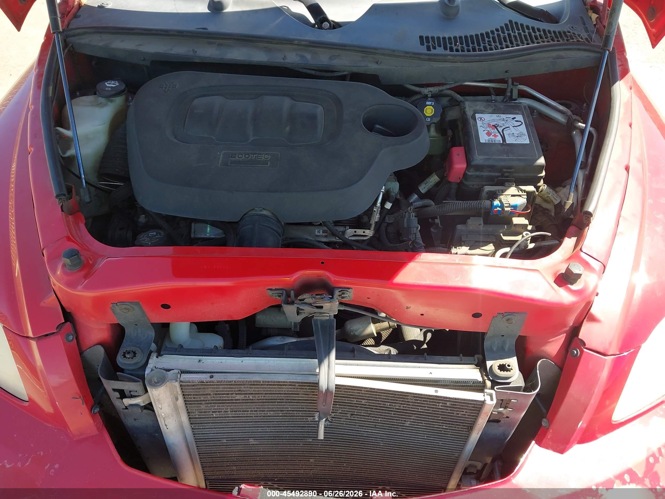 2010 Chevrolet Hhr Lt Red vin: 3GNBABDB9AS609750