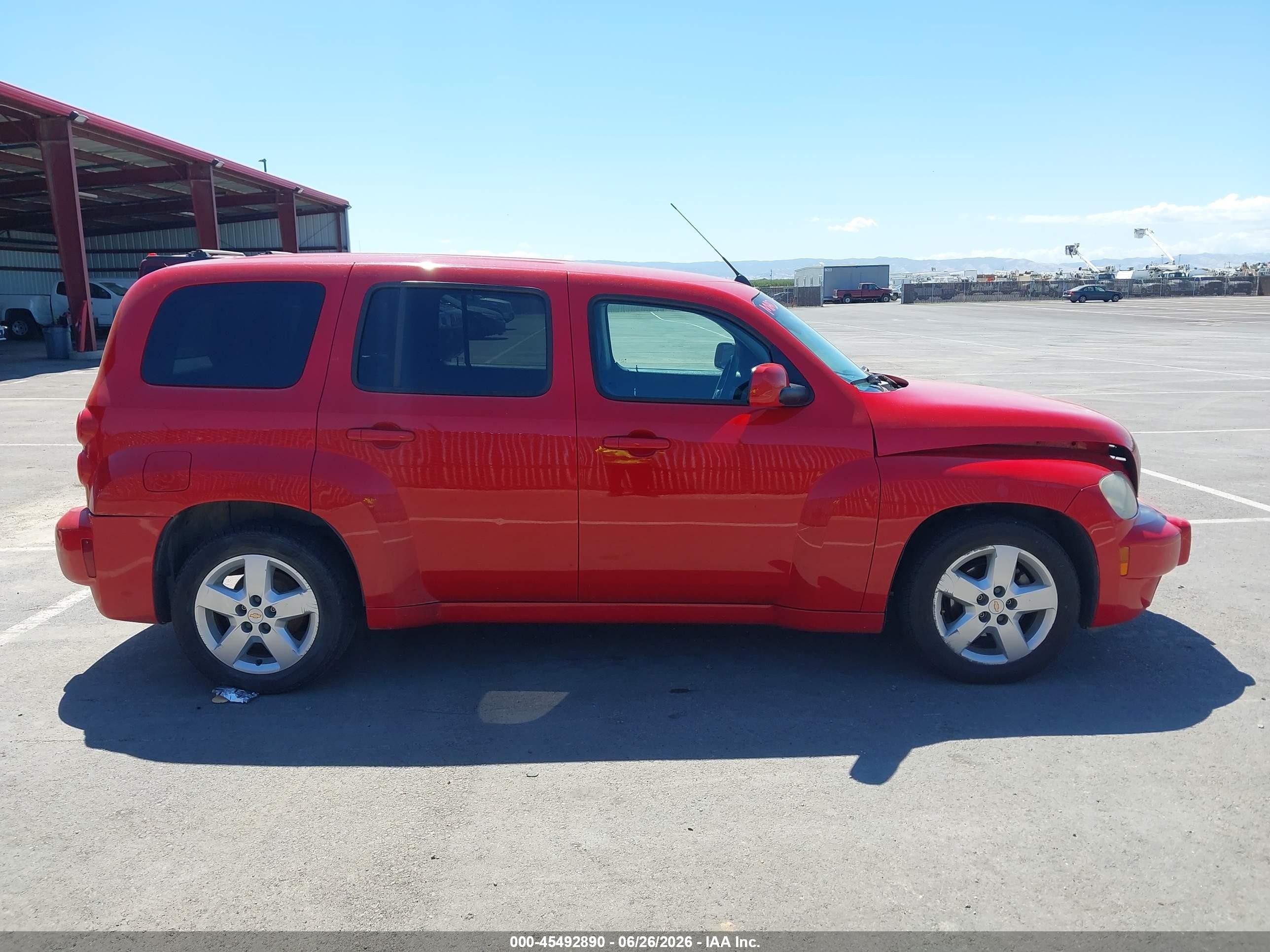 2010 Chevrolet Hhr Lt Red vin: 3GNBABDB9AS609750