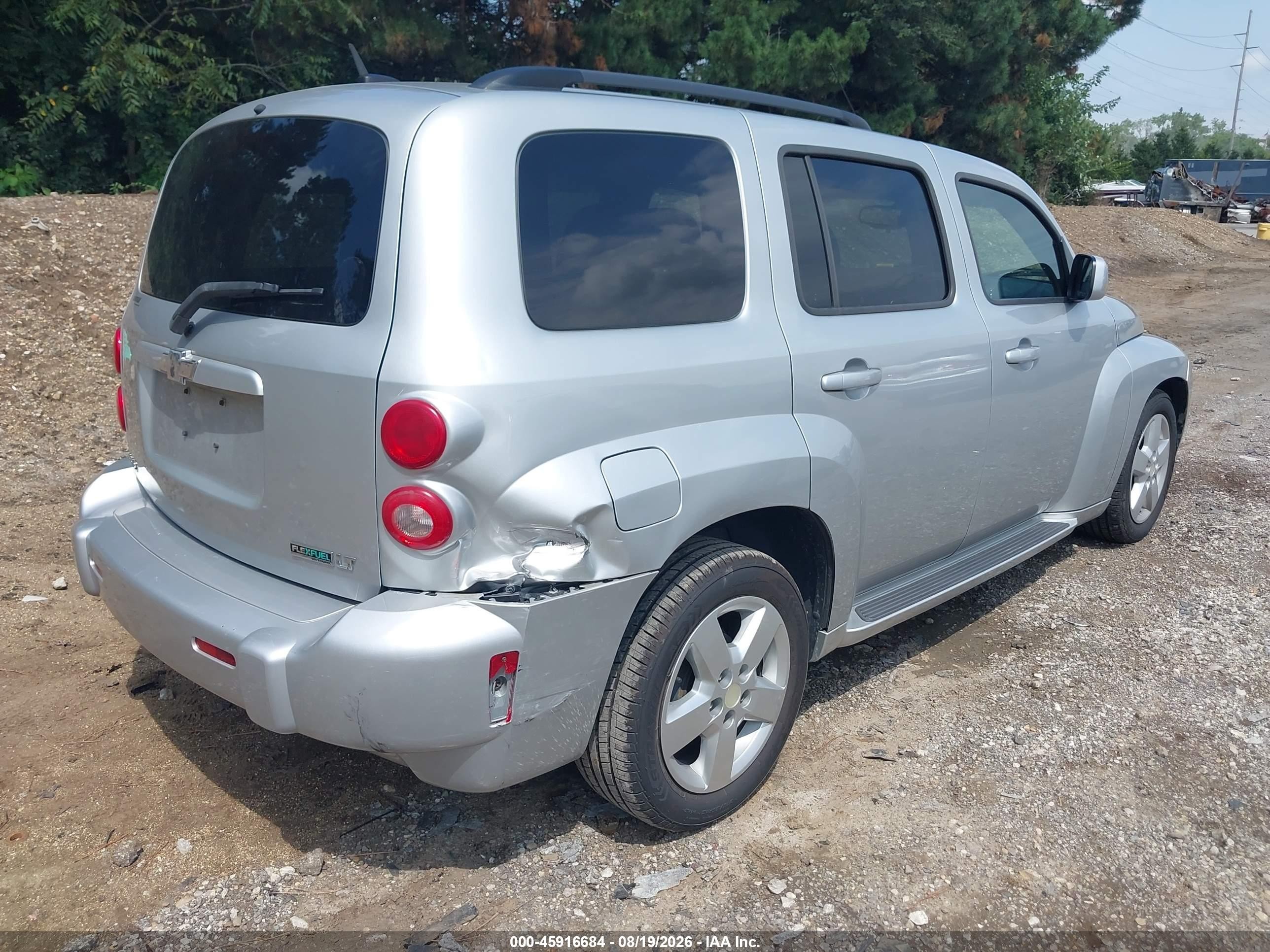 2010 Chevrolet Hhr Lt Silver vin: 3GNBABDB9AS641811