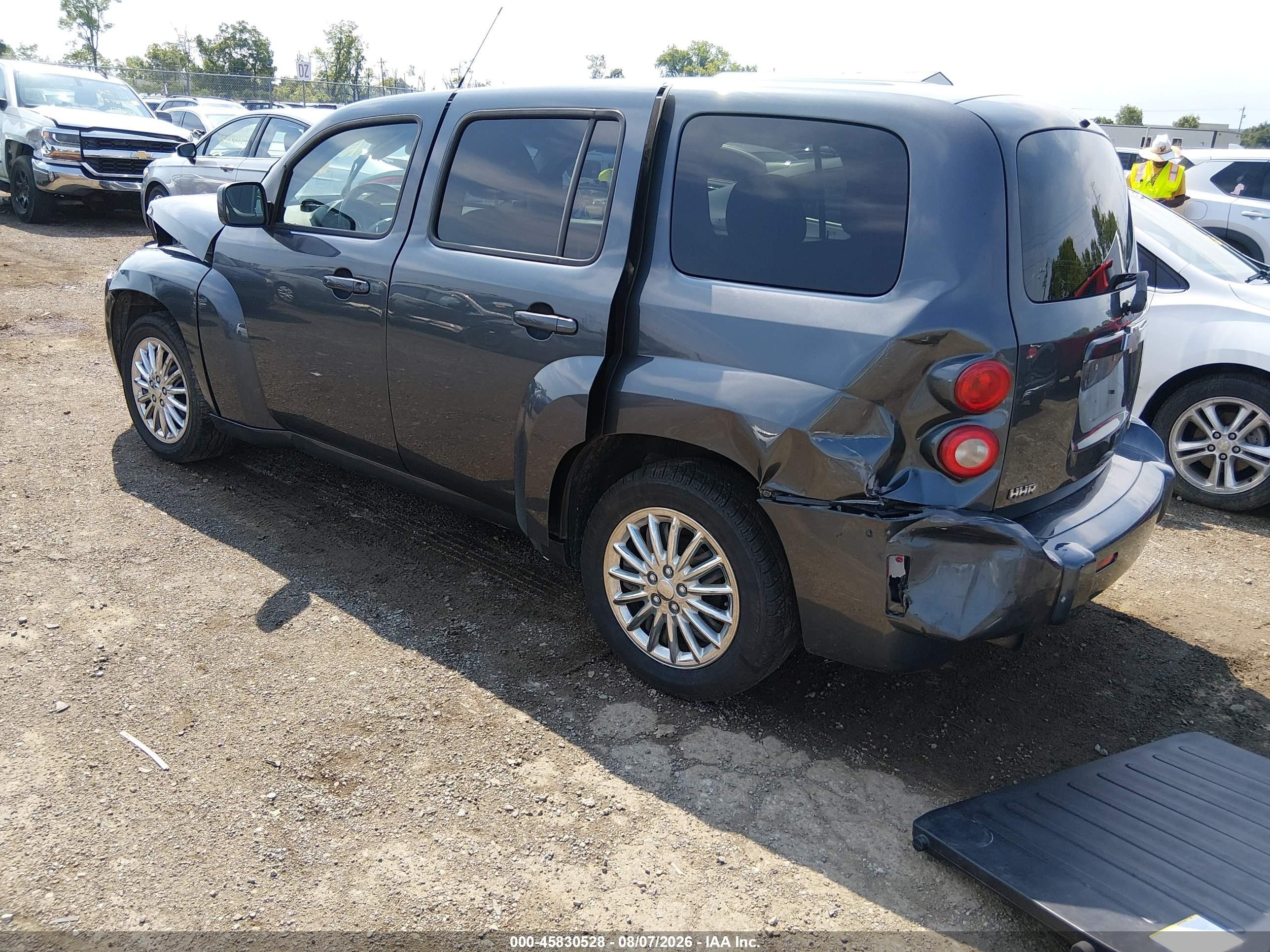 2010 Chevrolet Hhr Lt Silver vin: 3GNBABDBXAS571817