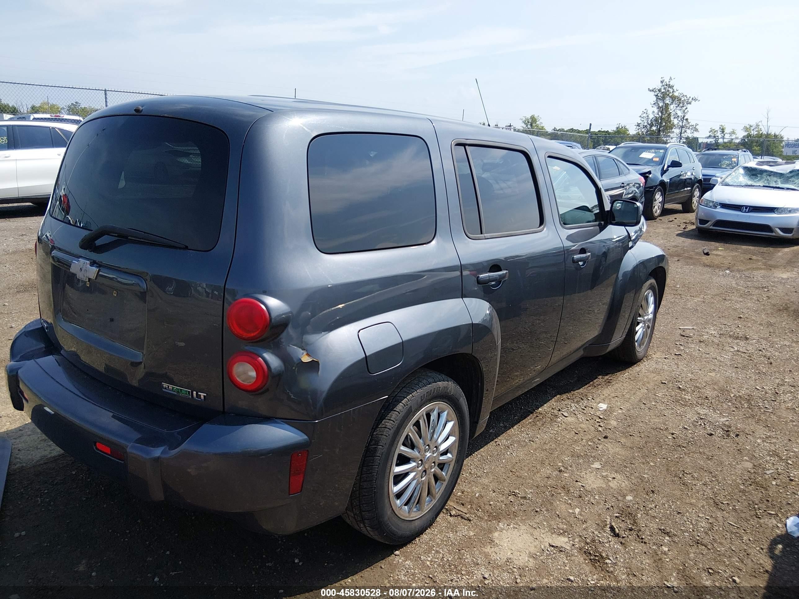 2010 Chevrolet Hhr Lt Silver vin: 3GNBABDBXAS571817