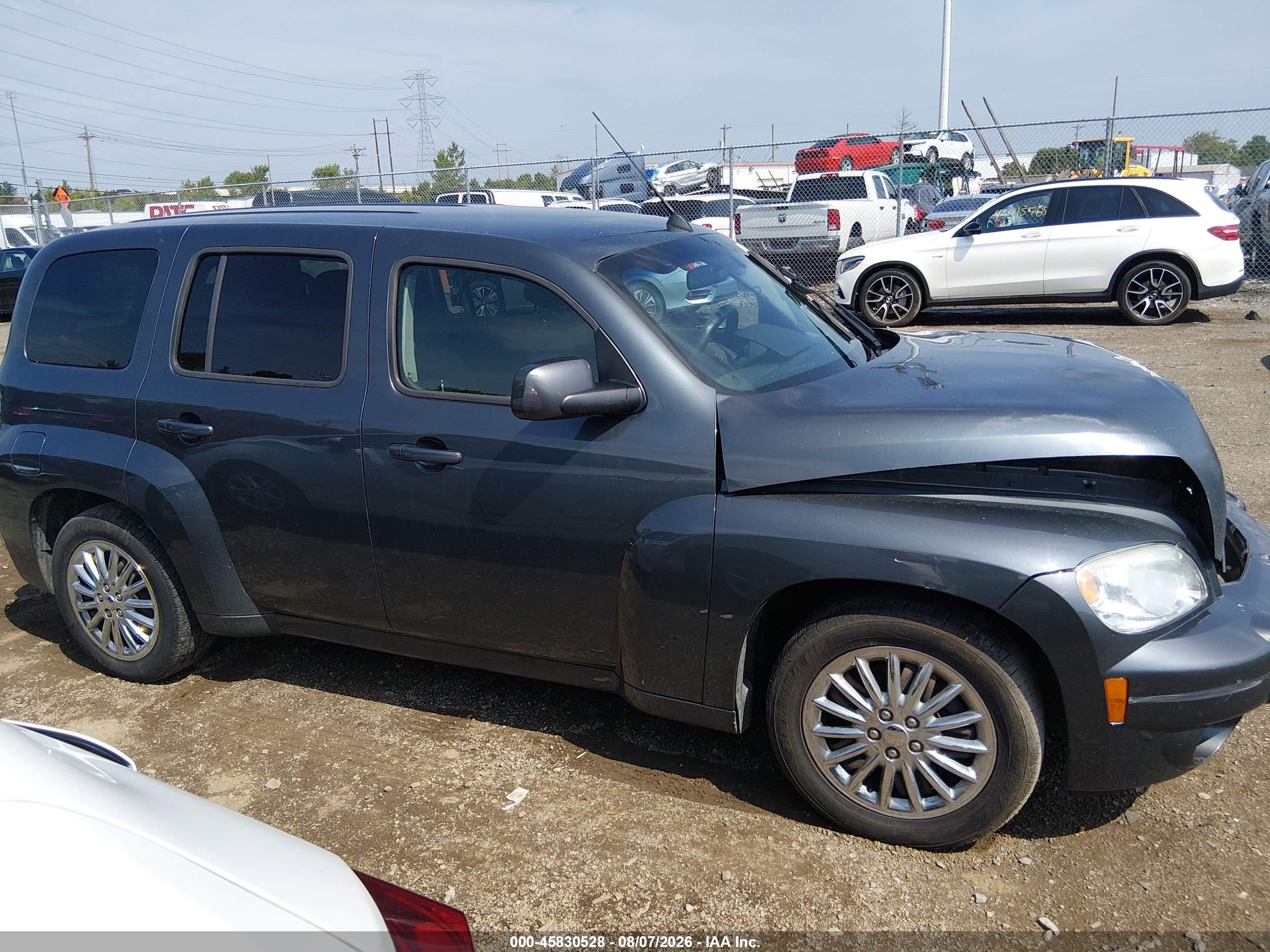 2010 Chevrolet Hhr Lt Silver vin: 3GNBABDBXAS571817