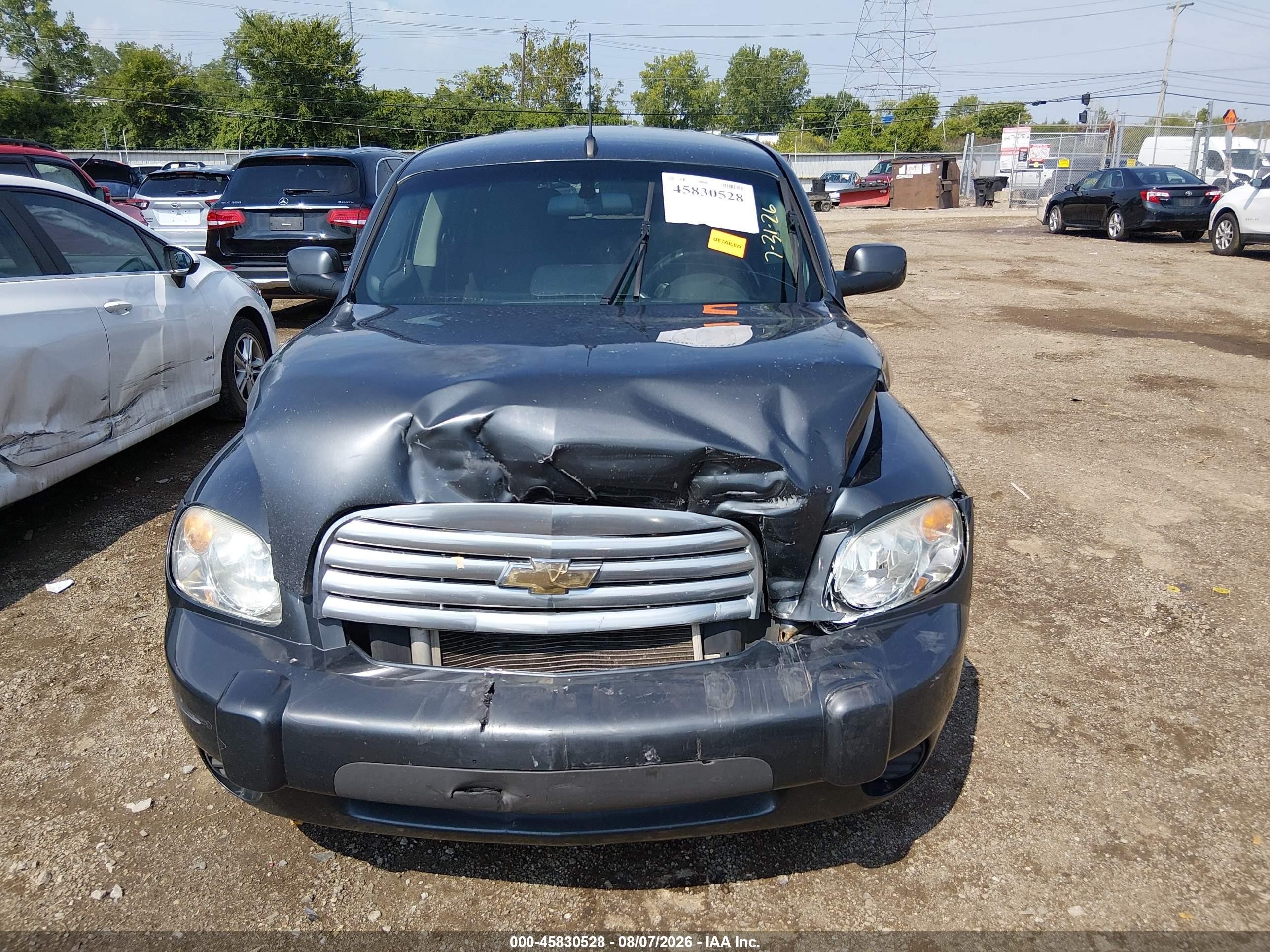 2010 Chevrolet Hhr Lt Silver vin: 3GNBABDBXAS571817