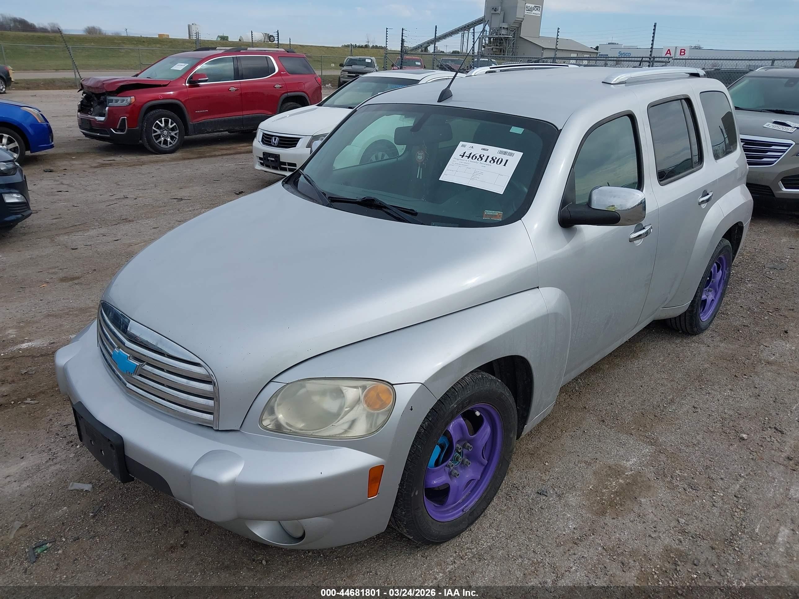 2011 Chevrolet Hhr Lt Silver vin: 3GNBABFU0BS565914