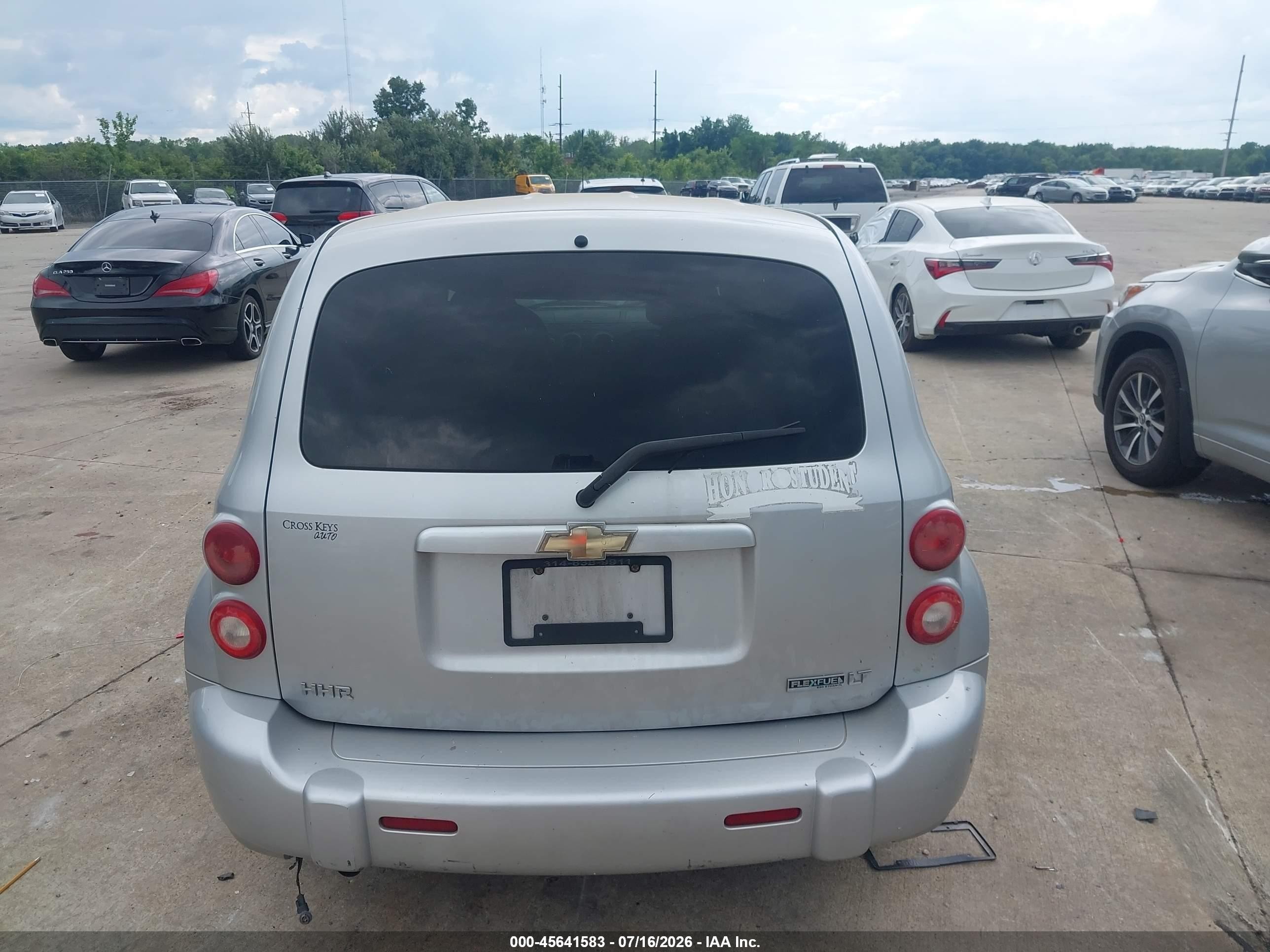 2011 Chevrolet Hhr Lt W/1lt Silver vin: 3GNBABFW1BS515041