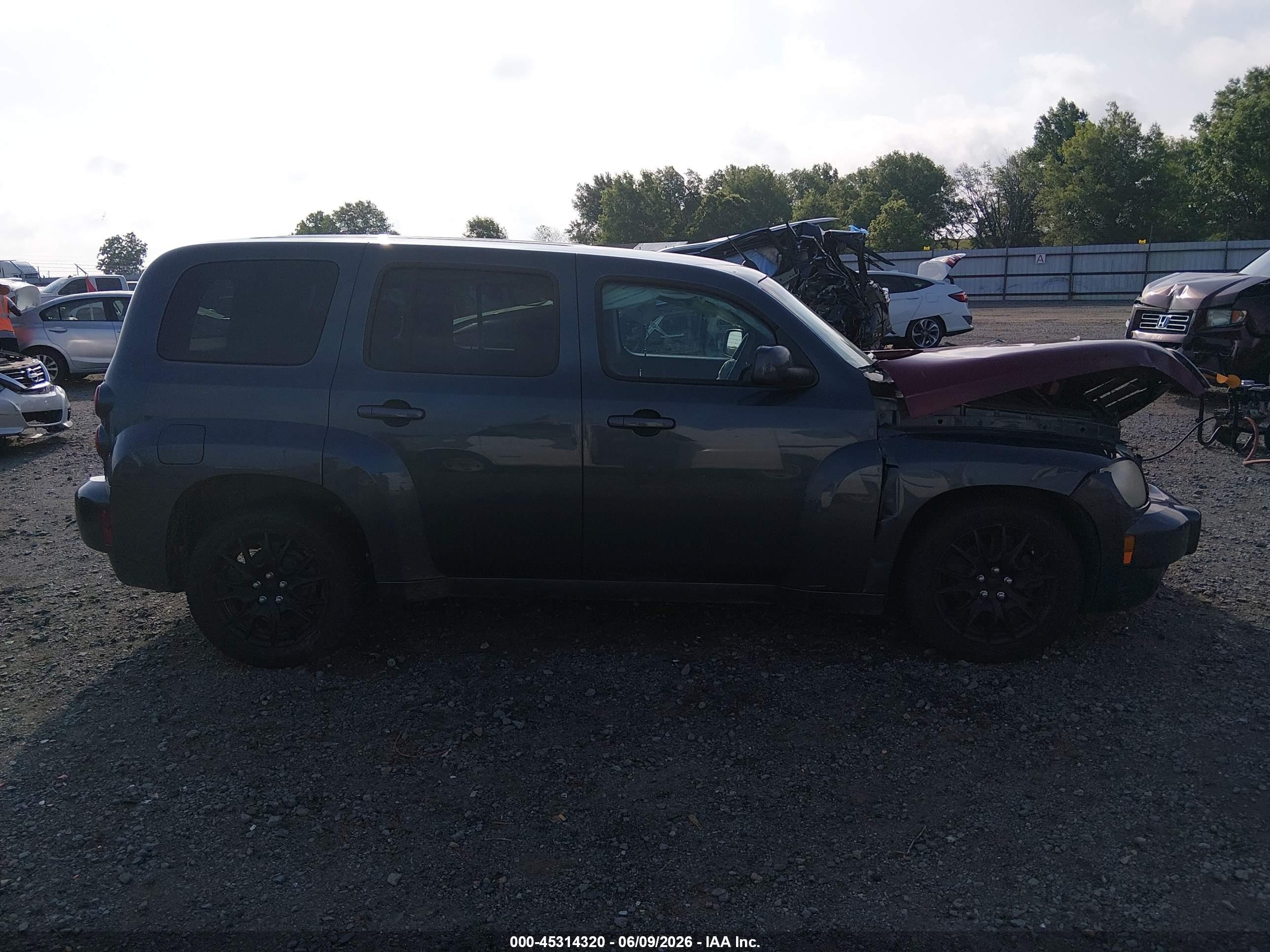 2011 Chevrolet Hhr Lt Gray vin: 3GNBABFW1BS570363