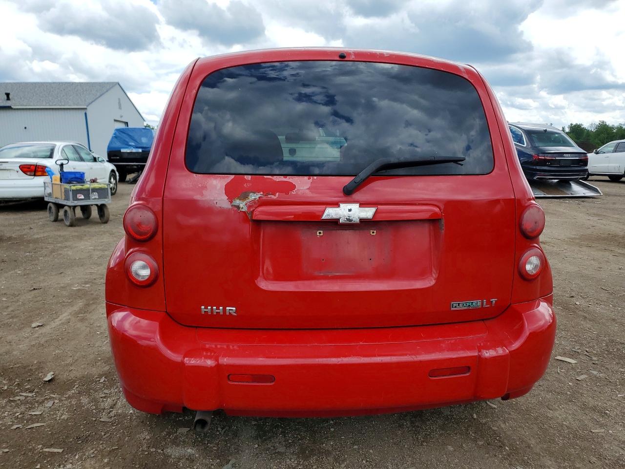 2011 Chevrolet Hhr Lt Red vin: 3GNBABFW2BS522208